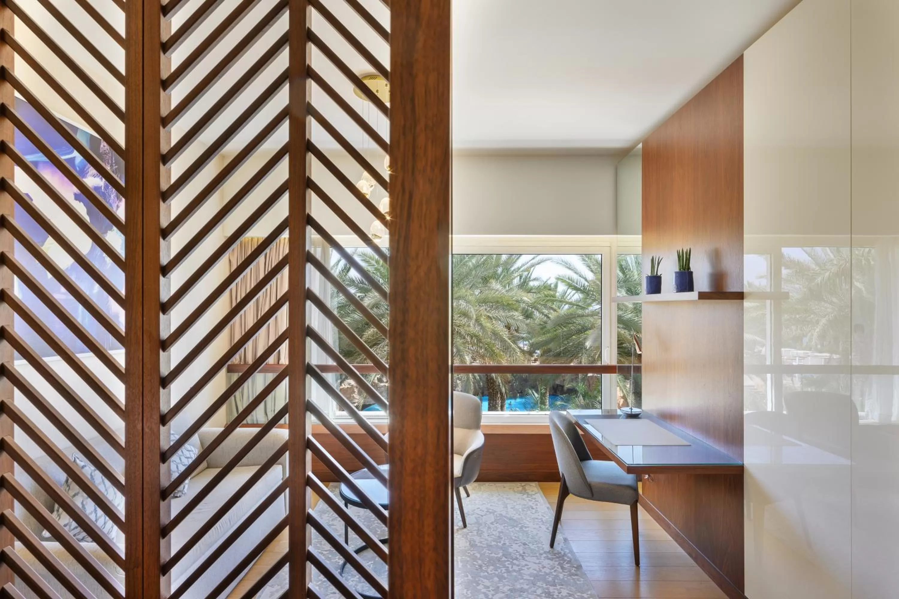 Seating area in Royal Beach Eilat by Isrotel Exclusive