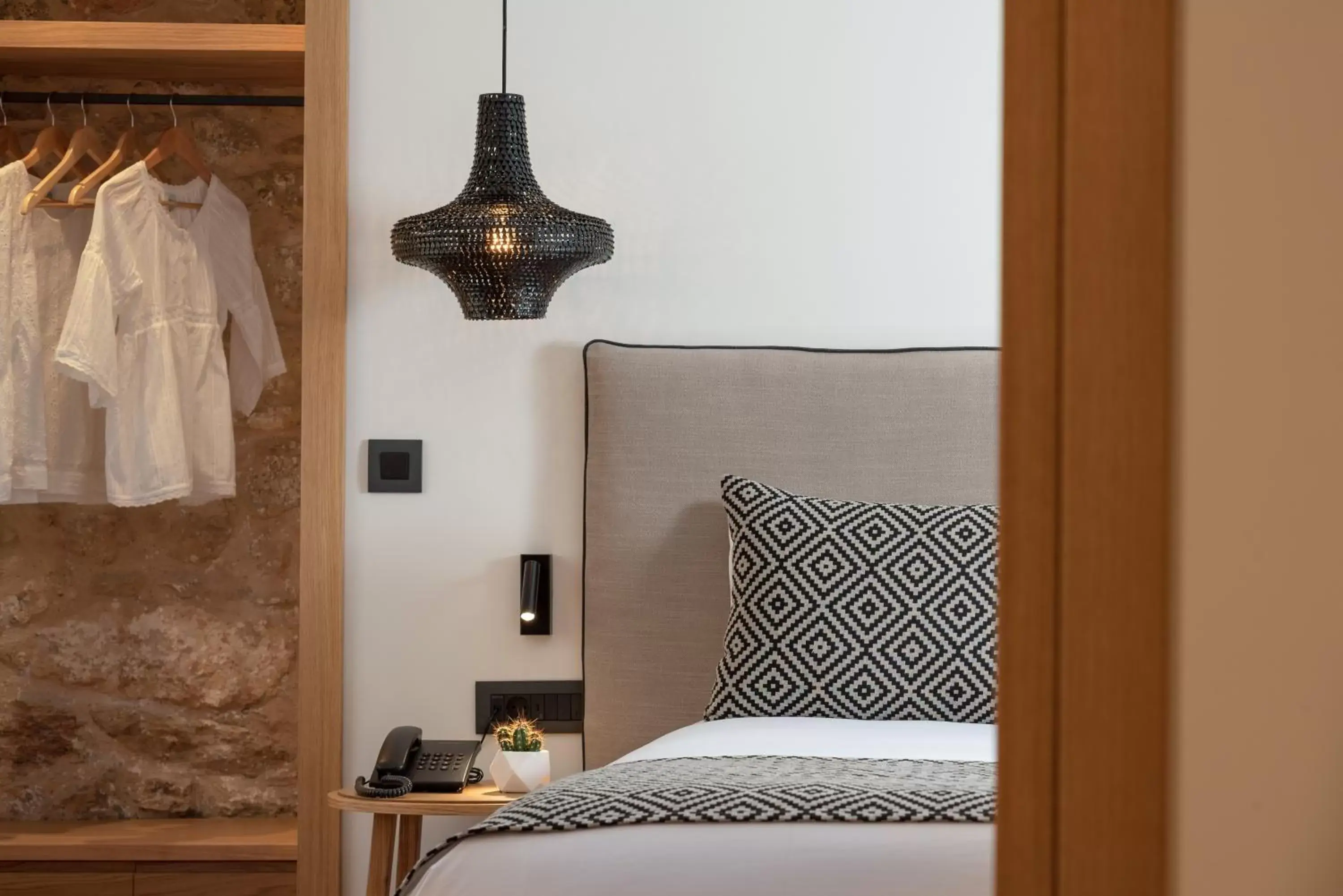 Decorative detail, Bed in Hotel Ideon Decorative detail, Bed in Hotel Ideon