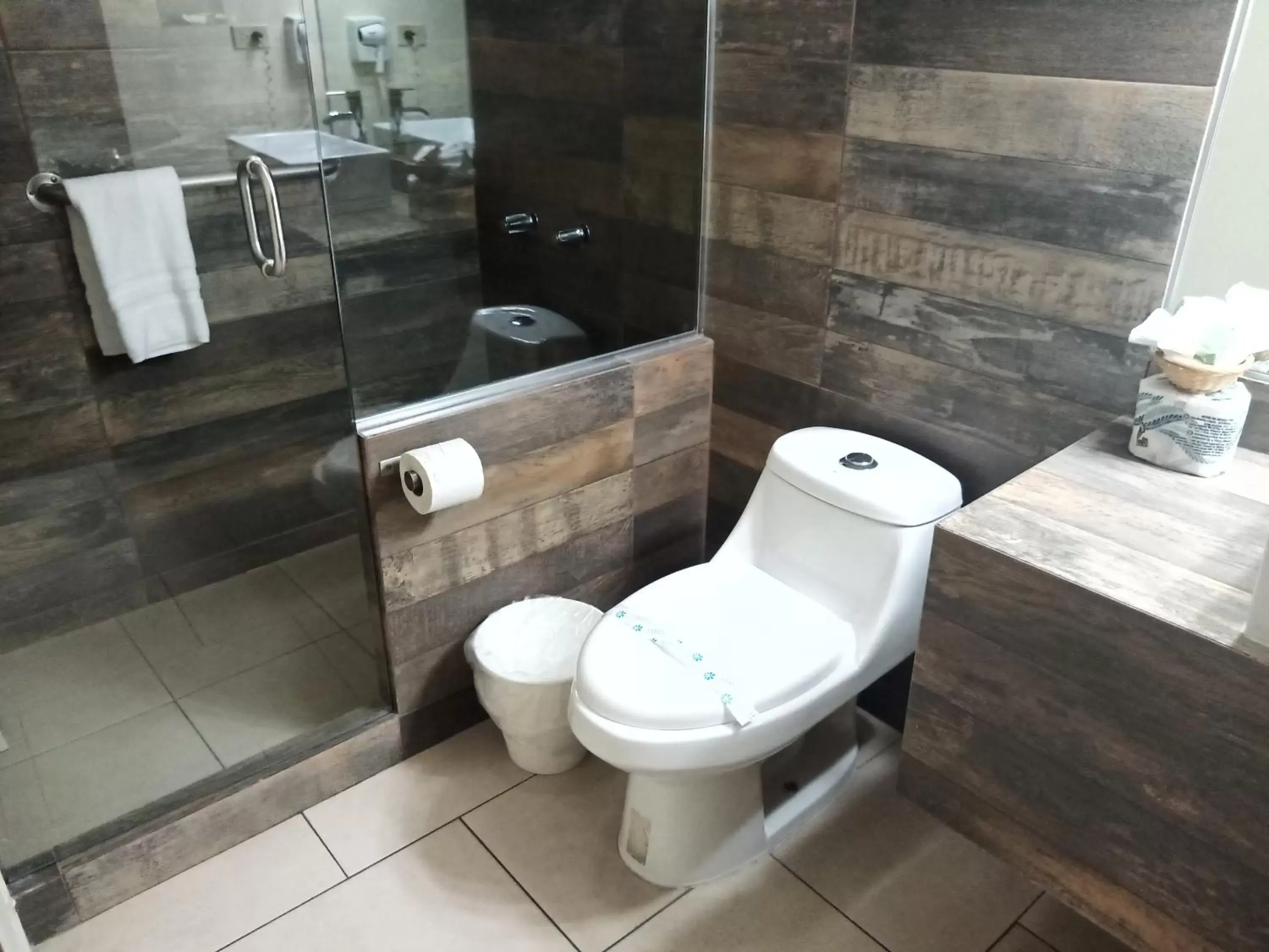 Bathroom in Baja Inn Hoteles La Mesa