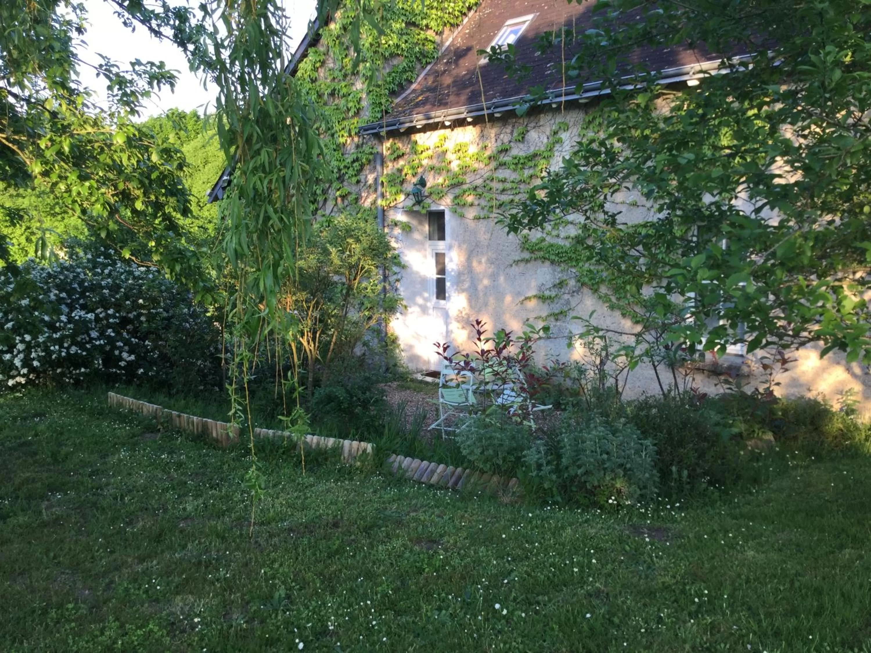 Garden in Chambres d'hôtes La Ferme du Grand Launay