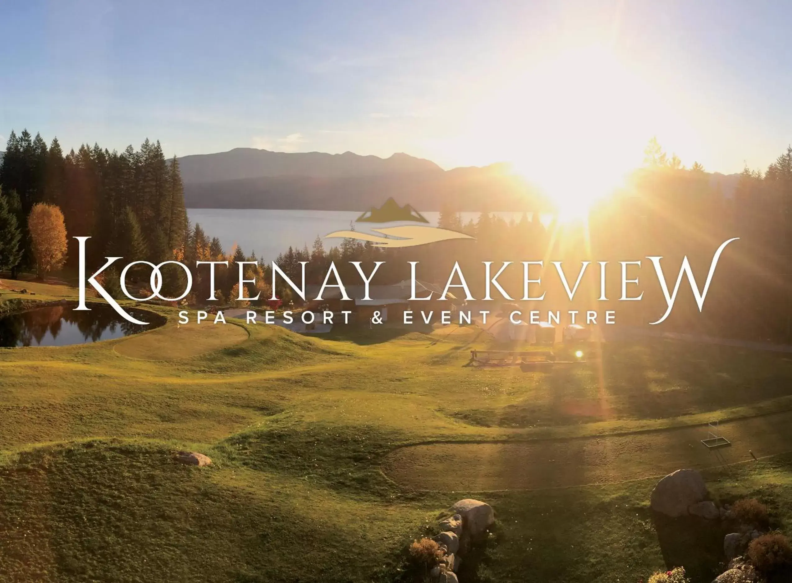 Text overlay, Property Logo/Sign in Kootenay Lakeview Resort BW Signature Collection