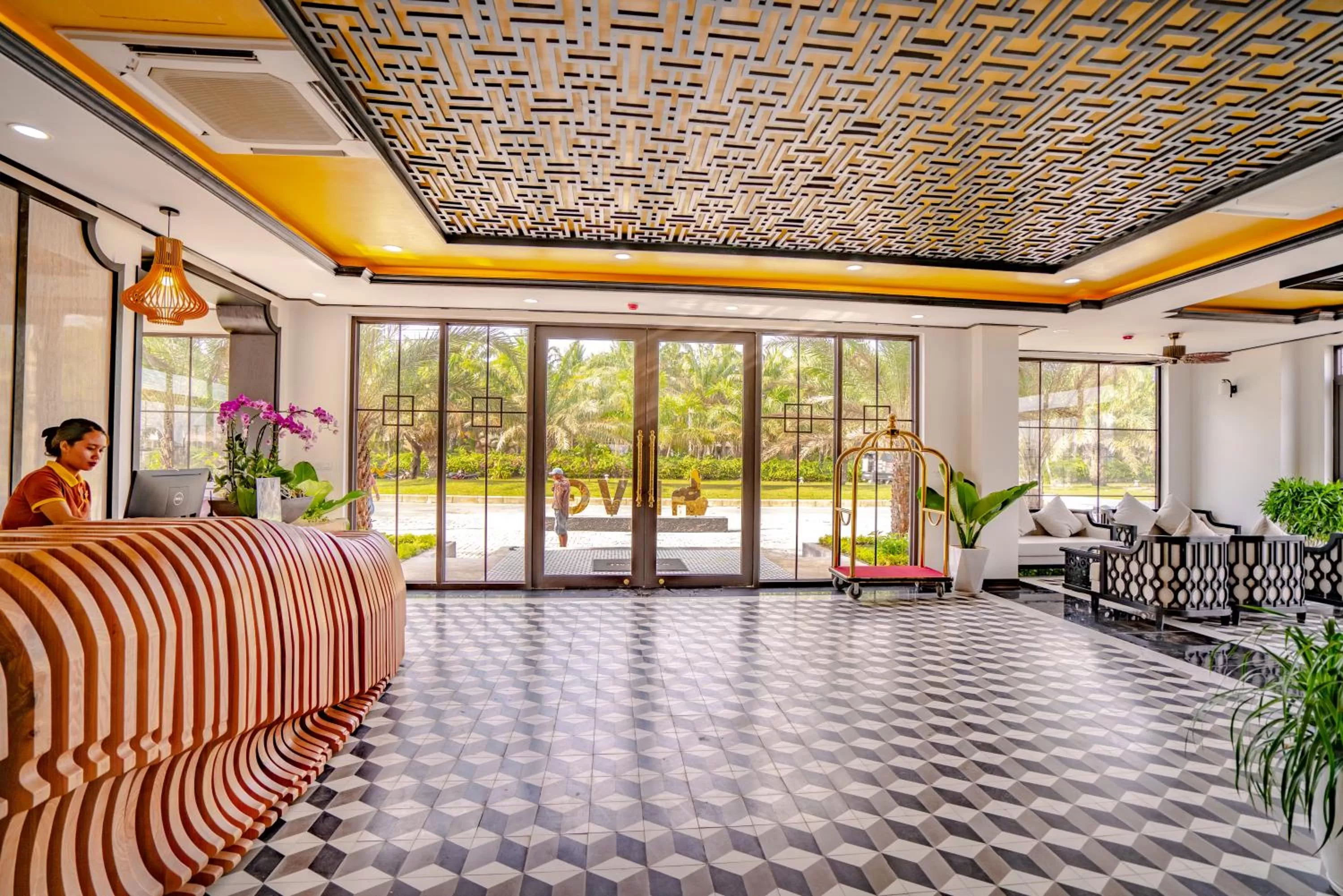 Lobby or reception in Fivitel Hoi An Hotel