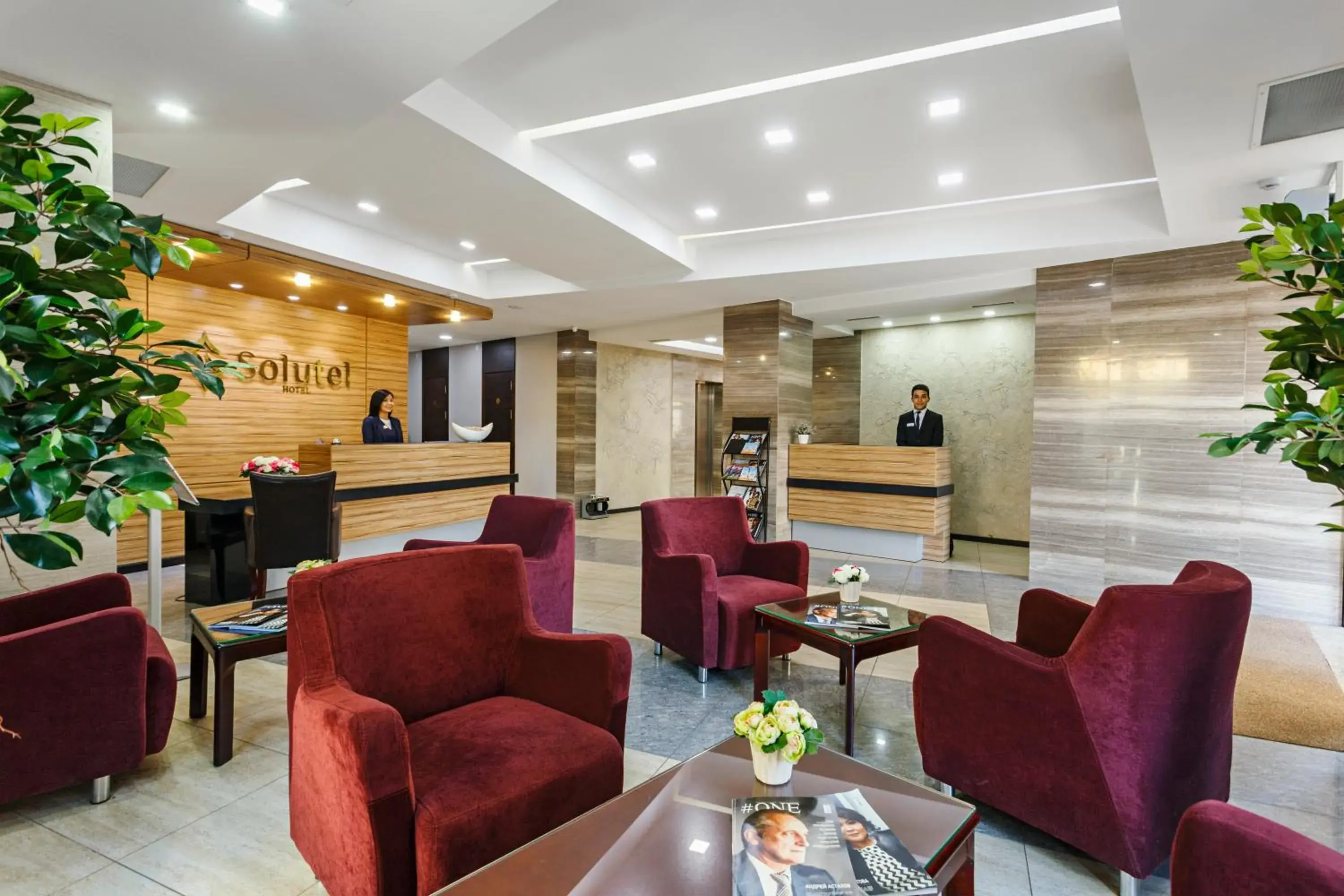 Lobby or reception in Solutel Hotel