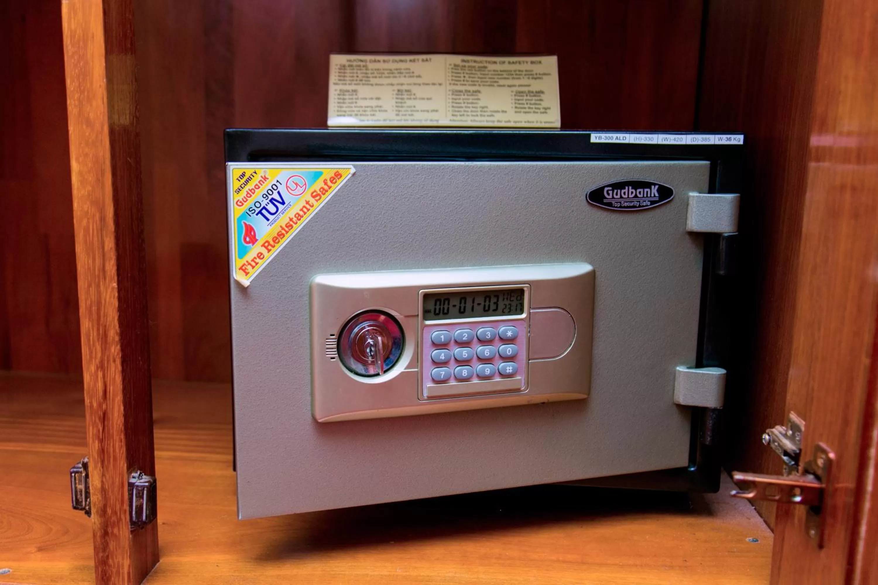 safe in Seagull Hotel