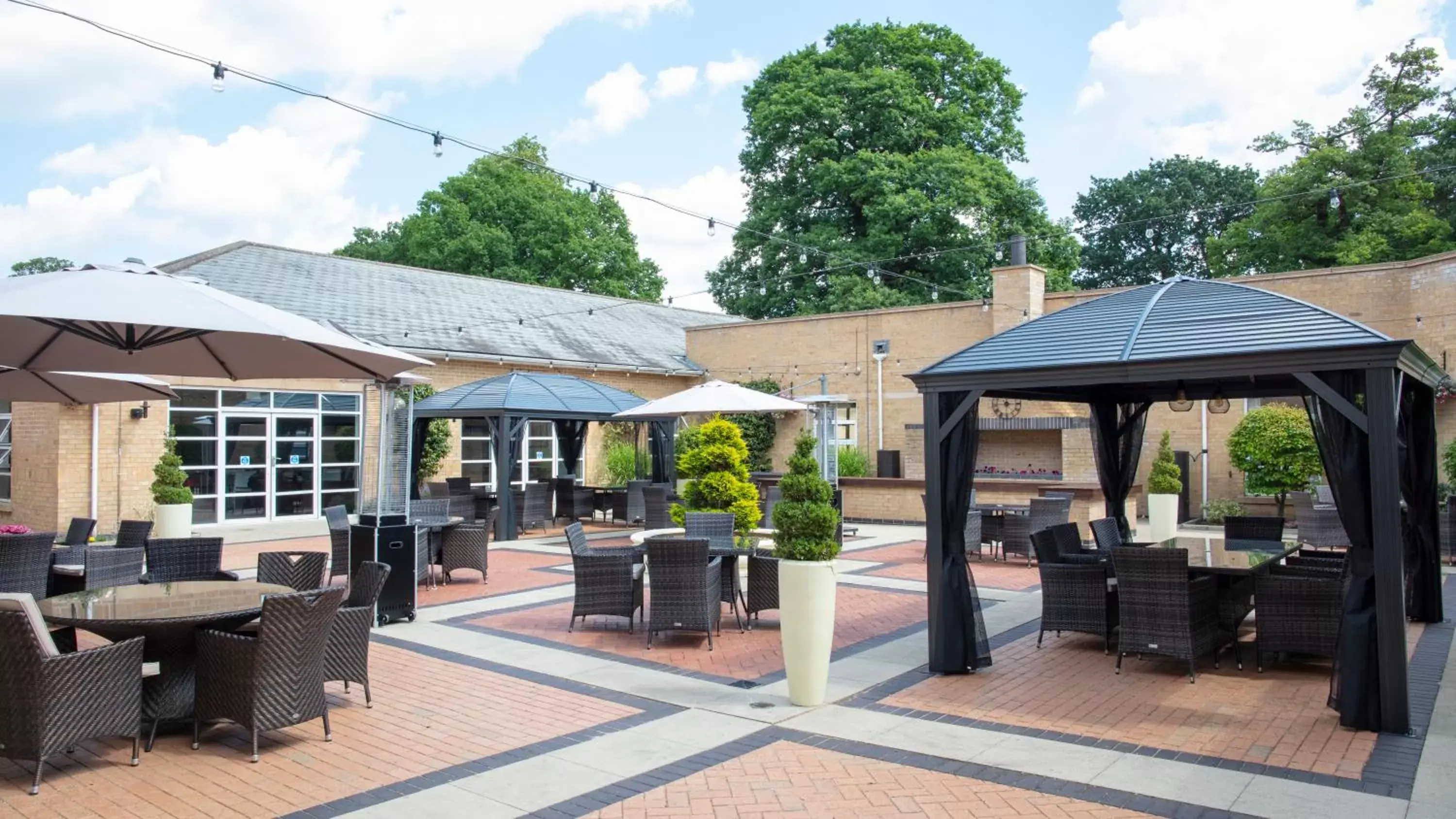 Patio in Eastwood Hall