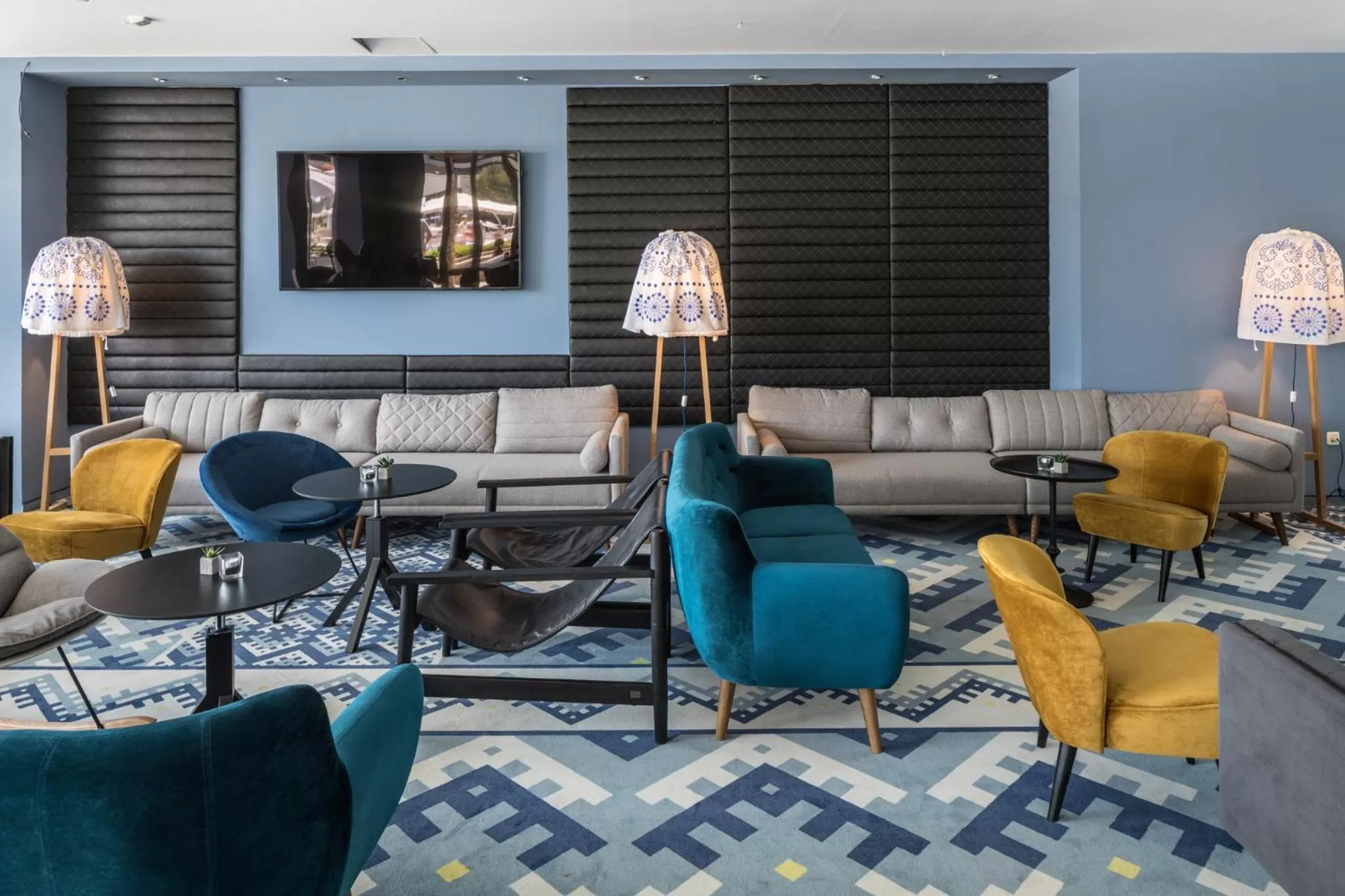 Communal lounge/ TV room in Falkensteiner Club Funimation Borik