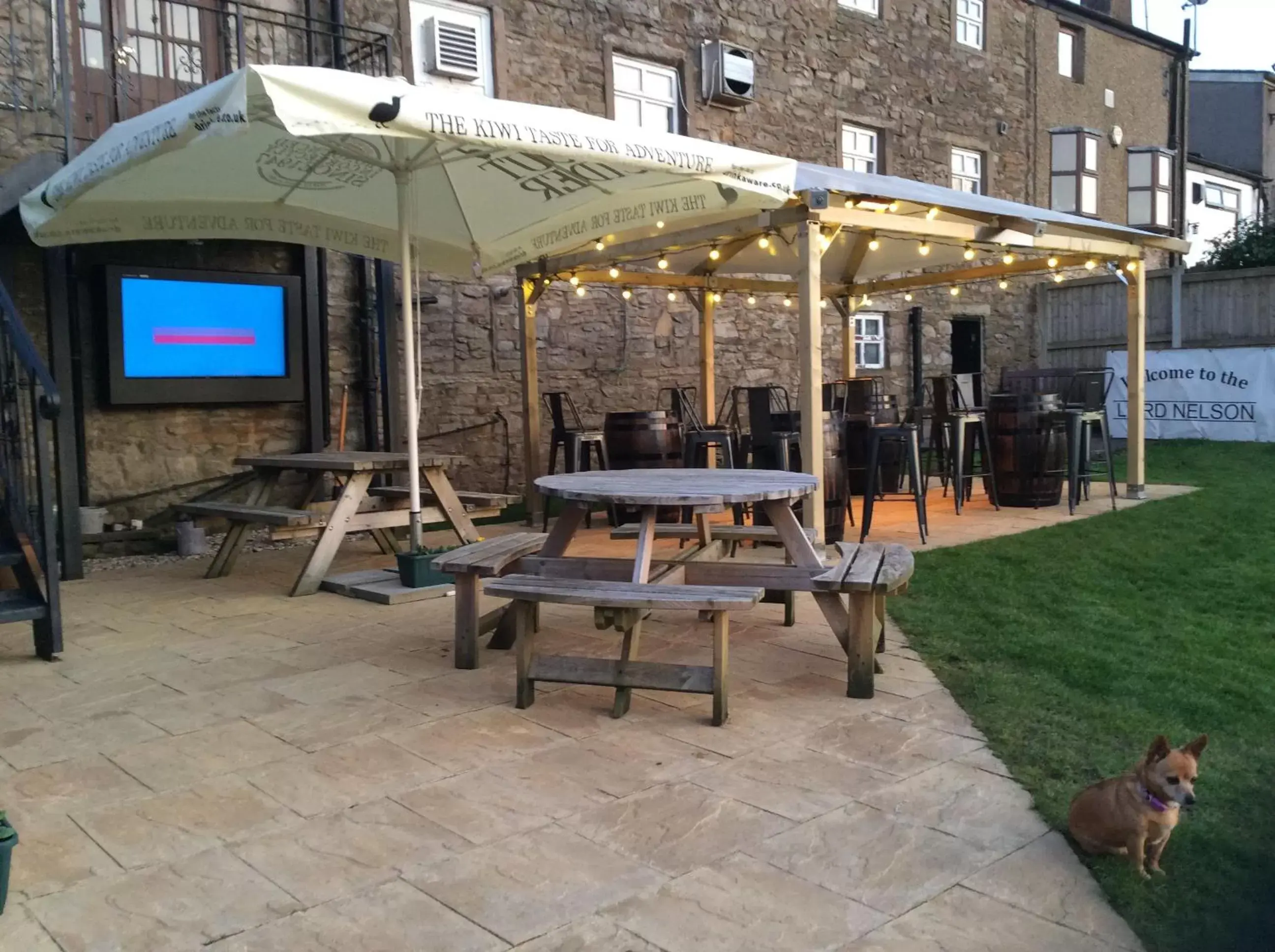 Patio in The Lord Nelson Inn B&B