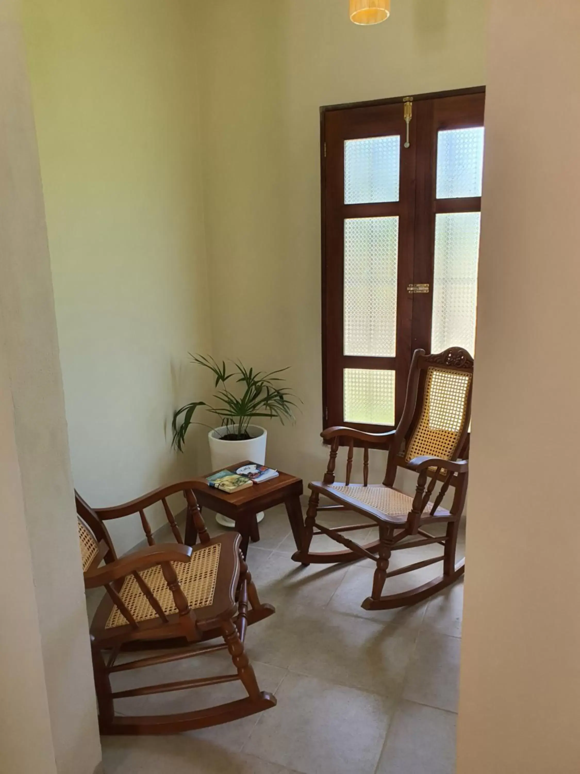 Property building, Seating Area in Hacienda María Elena Yucatán