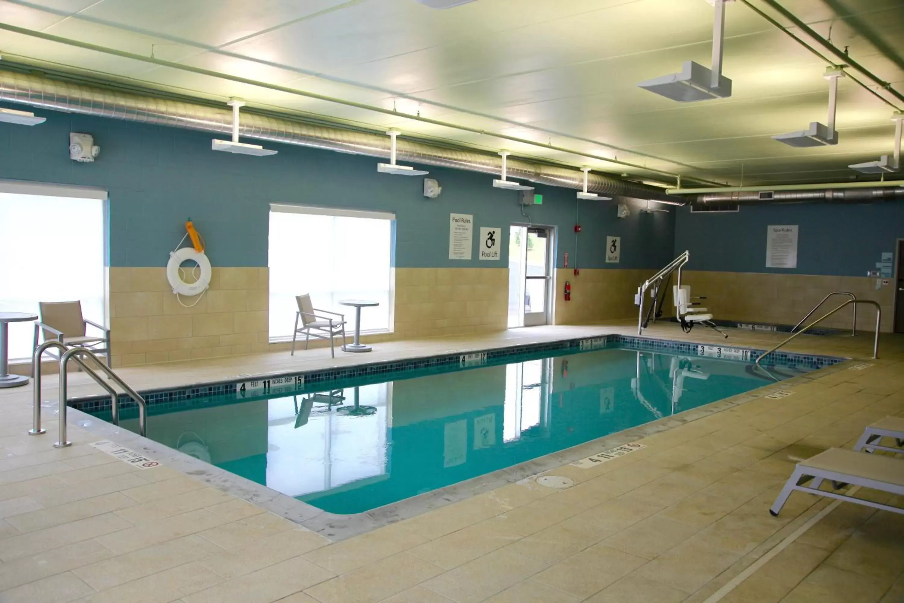 Swimming Pool in Holiday Inn Express & Suites Oswego, an IHG Hotel