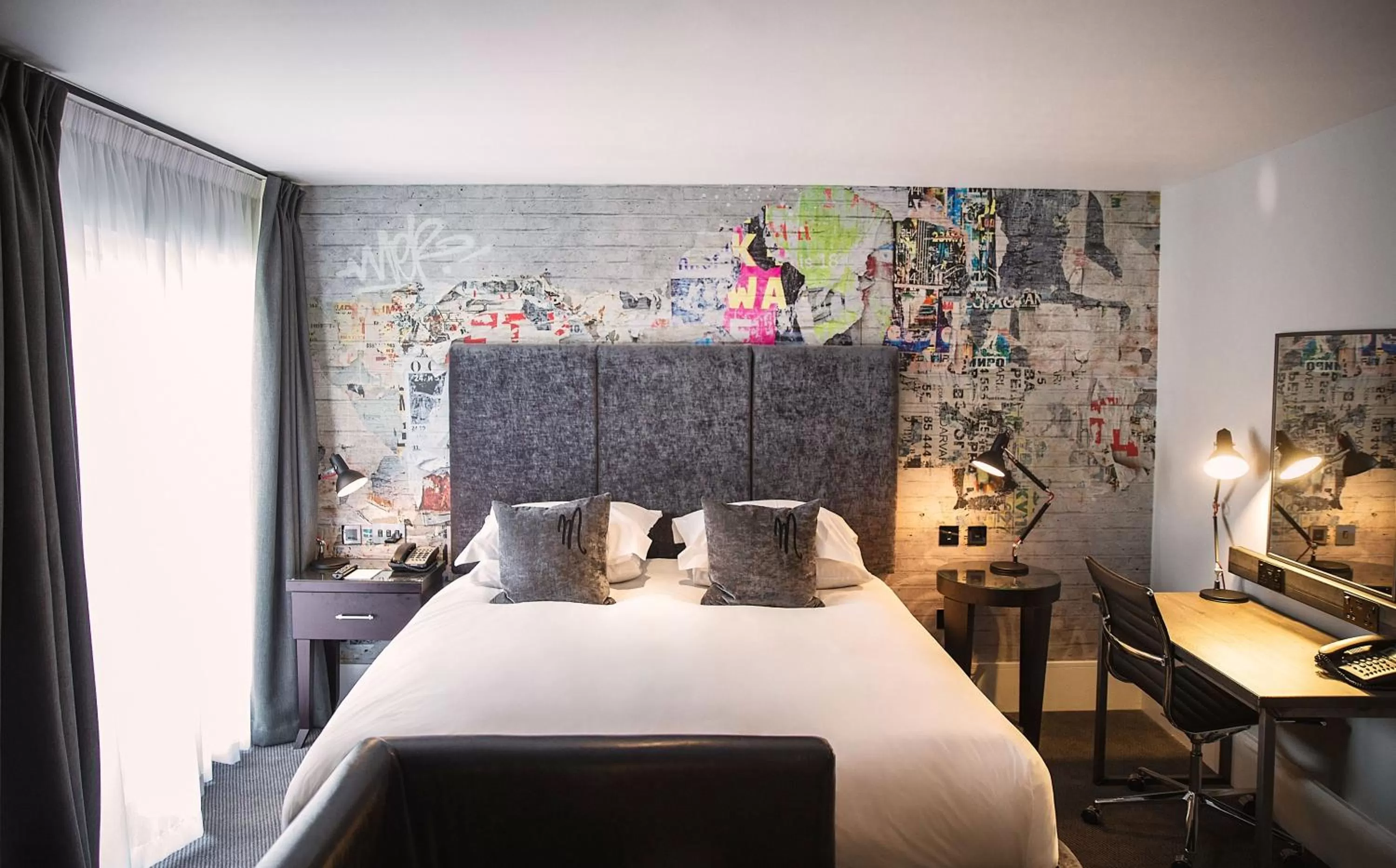 Bedroom, Bed in Malmaison Reading