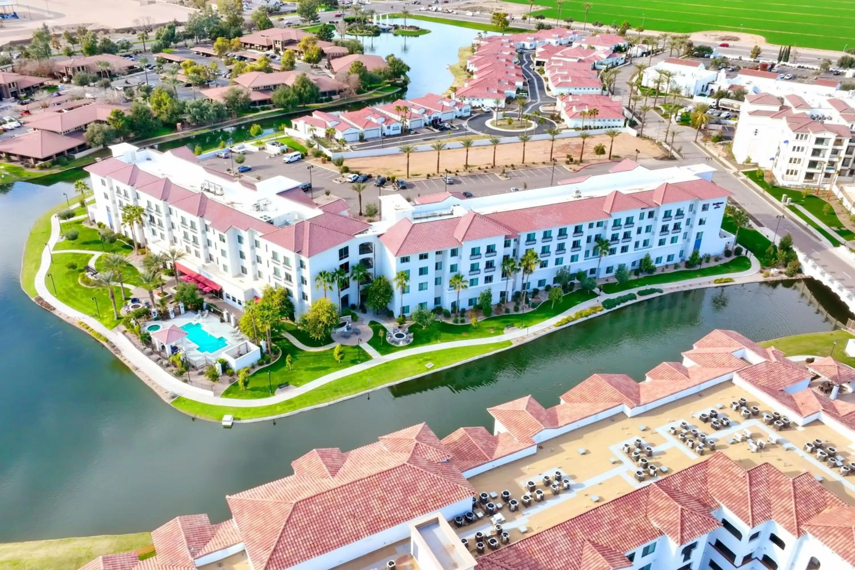 Property building, Bird's-eye View in Residence Inn by Marriott Phoenix Chandler/South