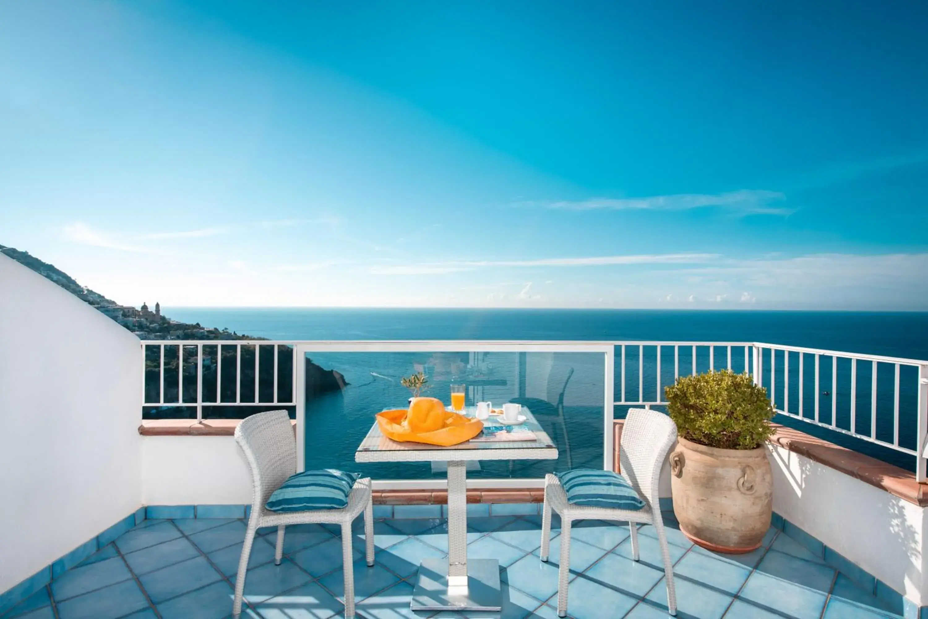 Balcony/Terrace in Grand Hotel Tritone