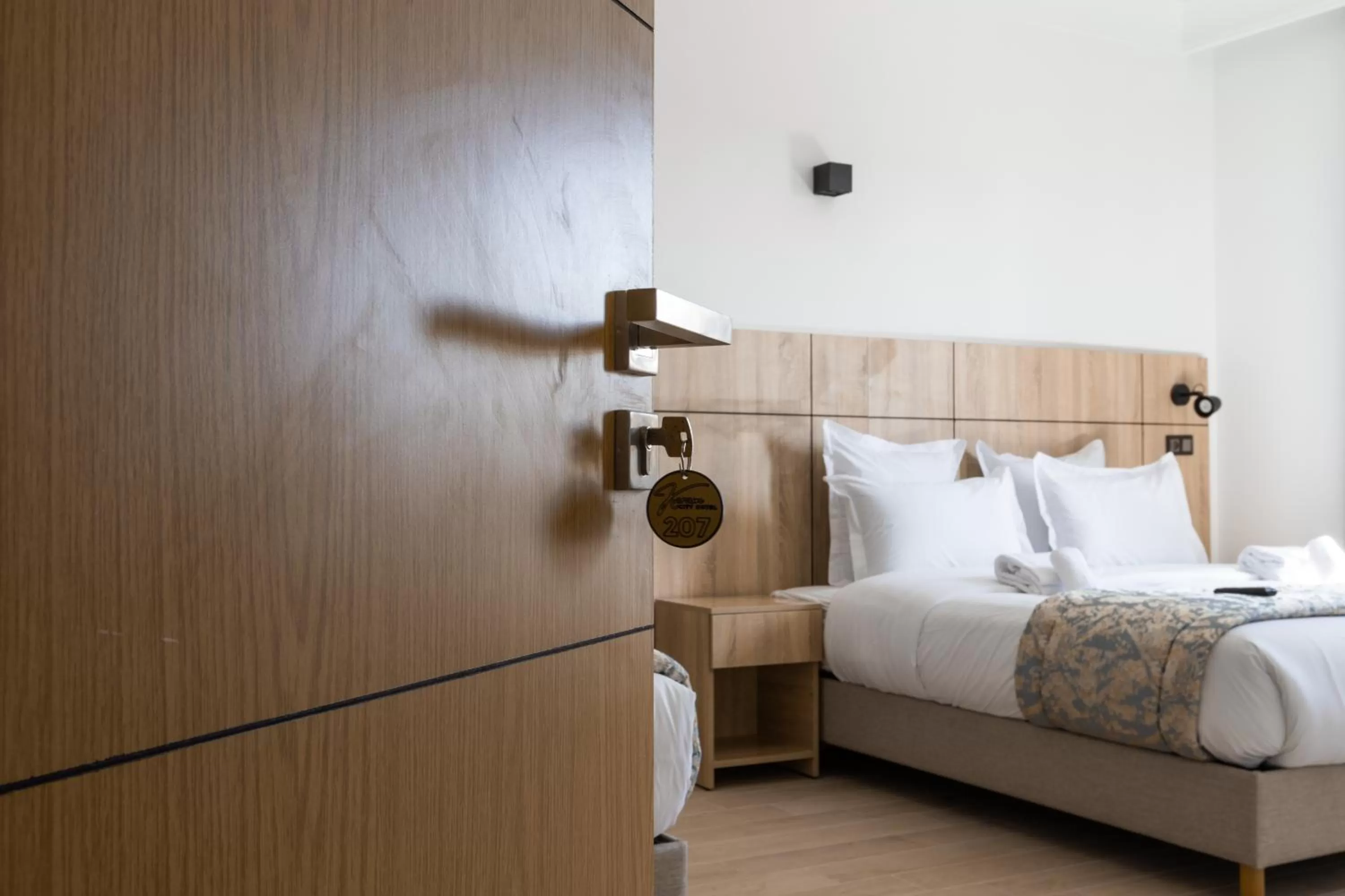 Photo of the whole room, Bed in Karam City Hotel