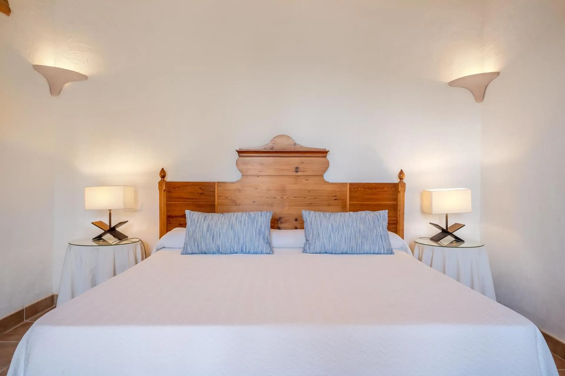 Bed in Agroturismo Son Siurana