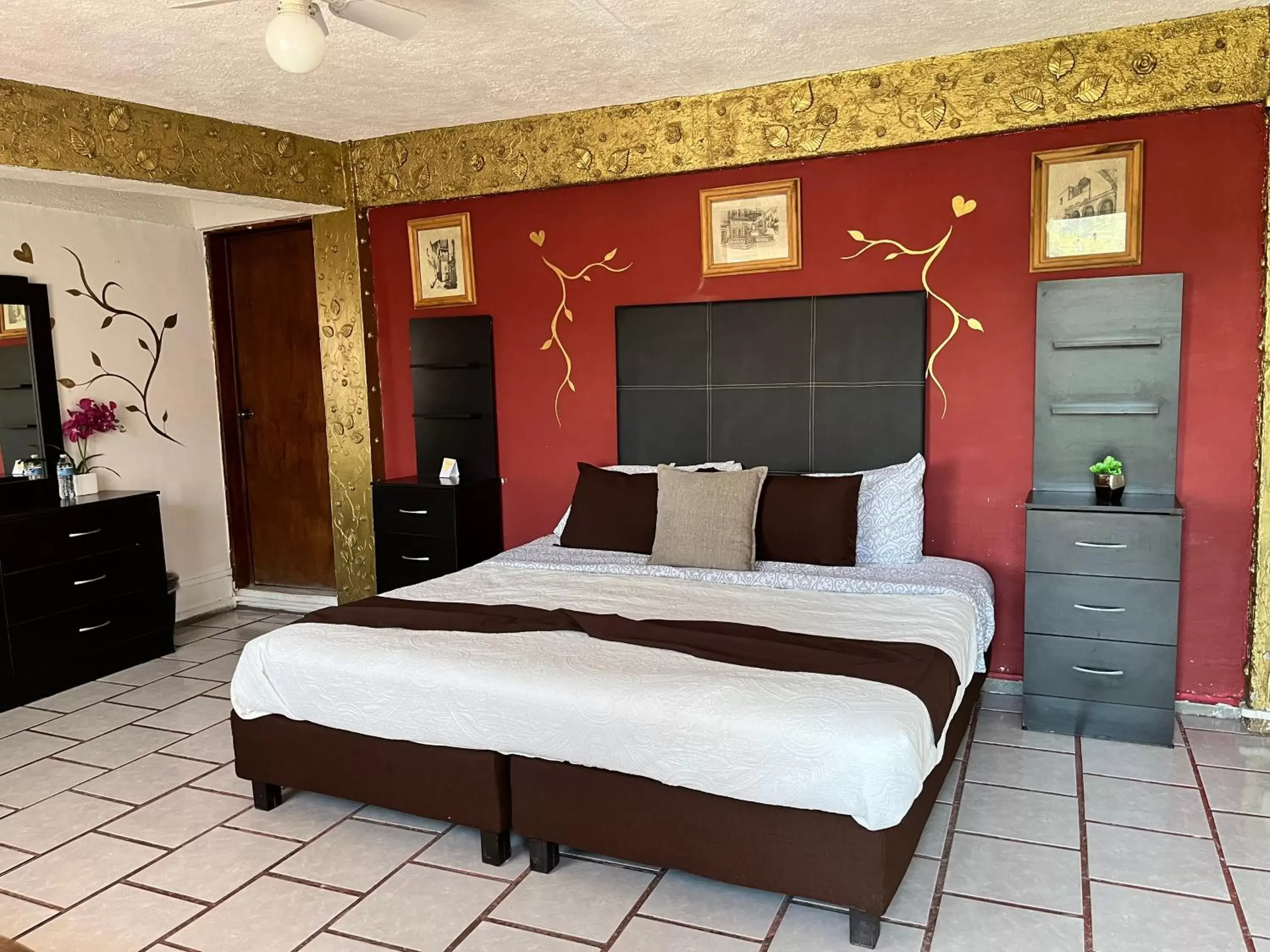 Bed in HOTEL CASONA DE LAS AVES