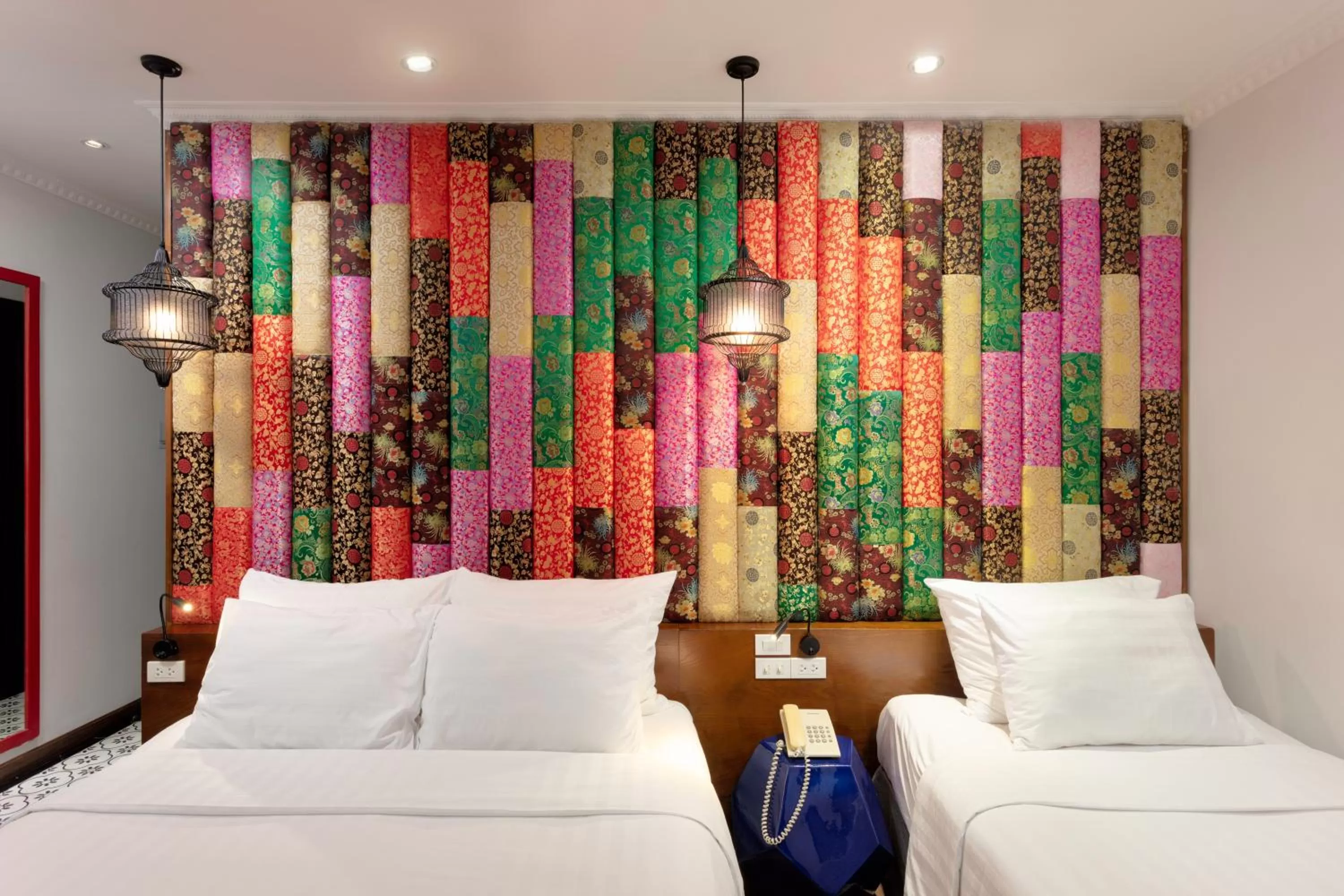 Decorative detail, Bed in Hanoi Media Hotel & Spa