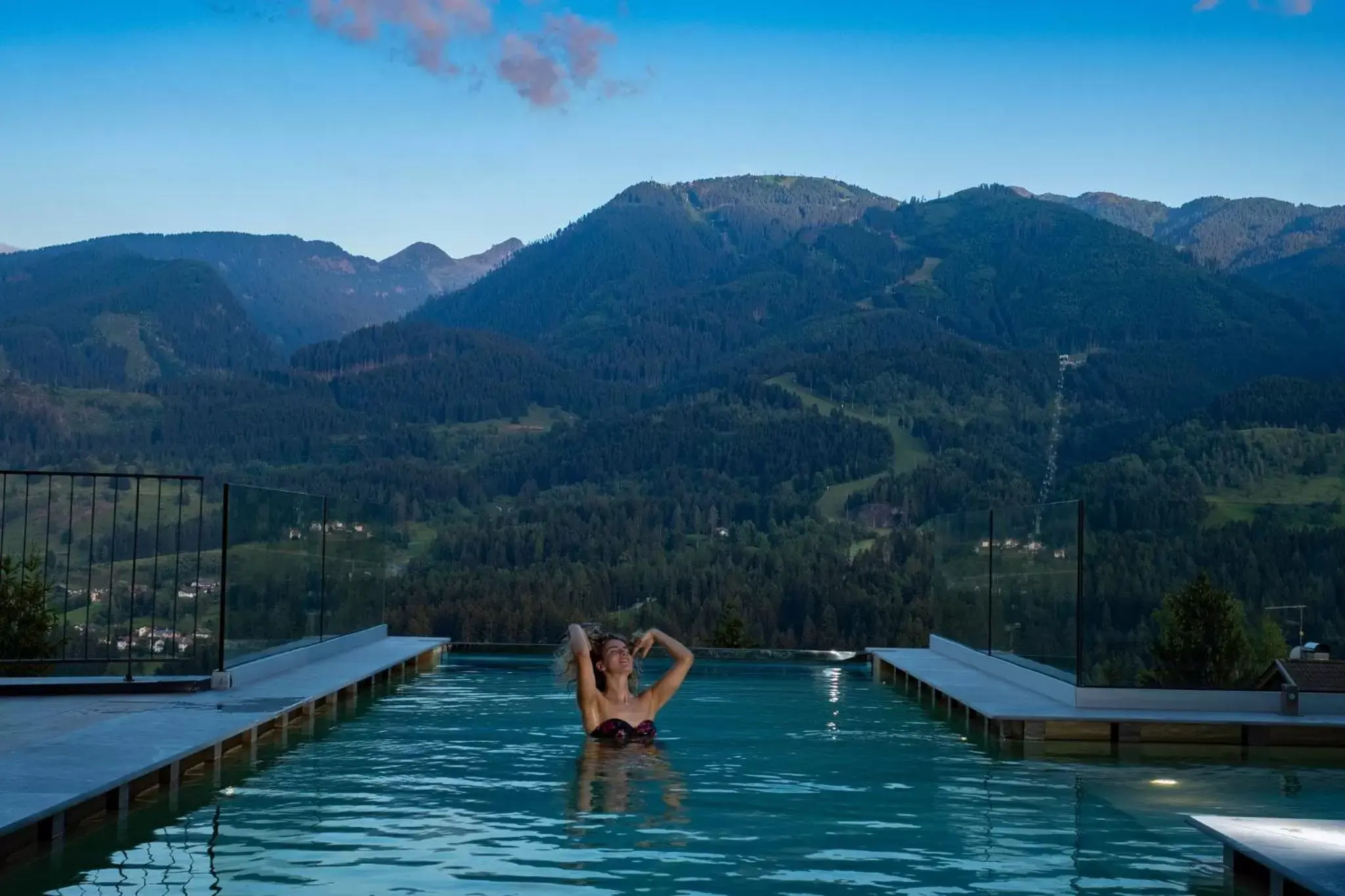 Pool view, Swimming Pool in La Roccia Wellness Hotel