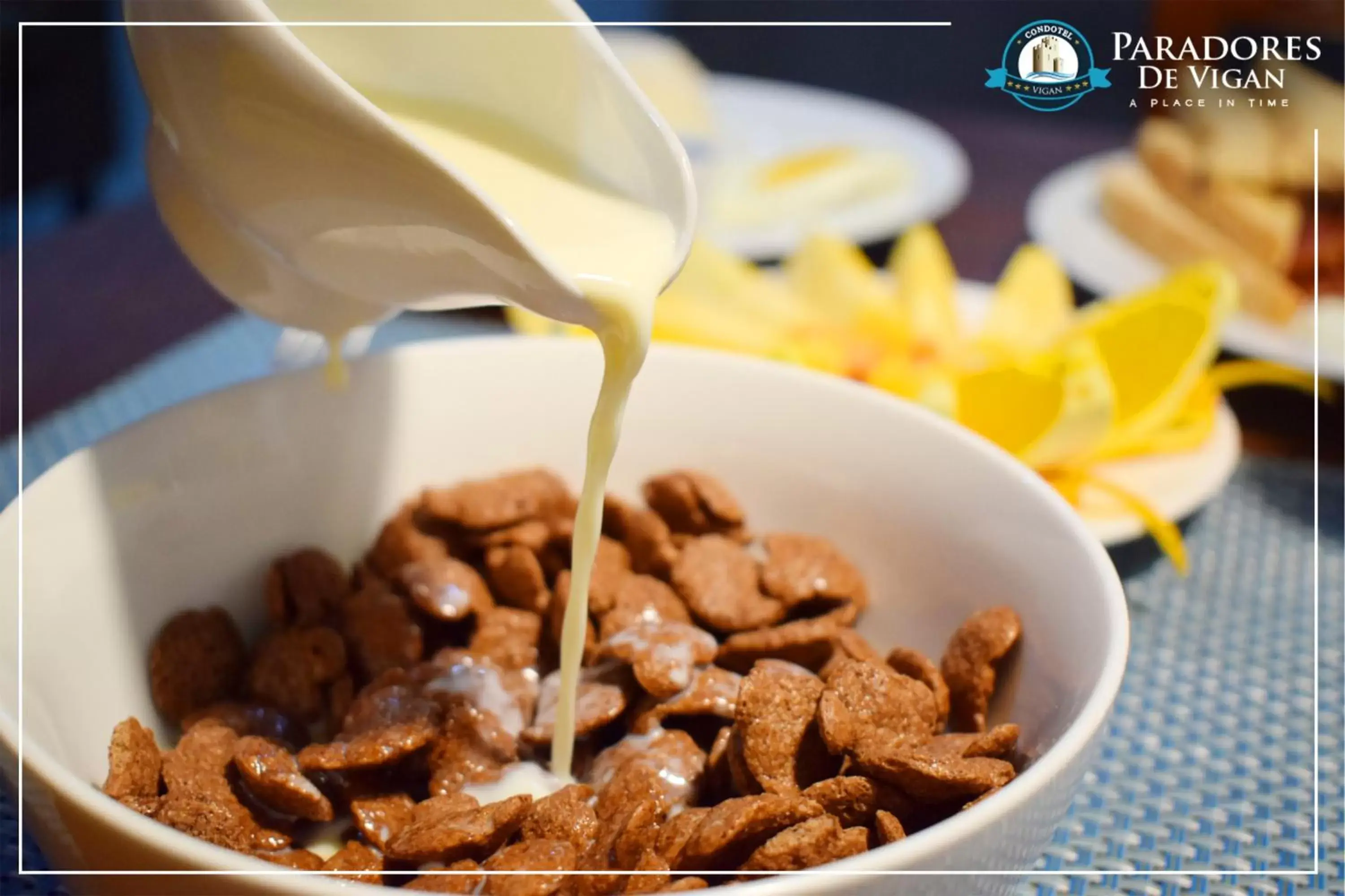 Continental breakfast in Paradores de Vigan Continental breakfast in Paradores de Vigan