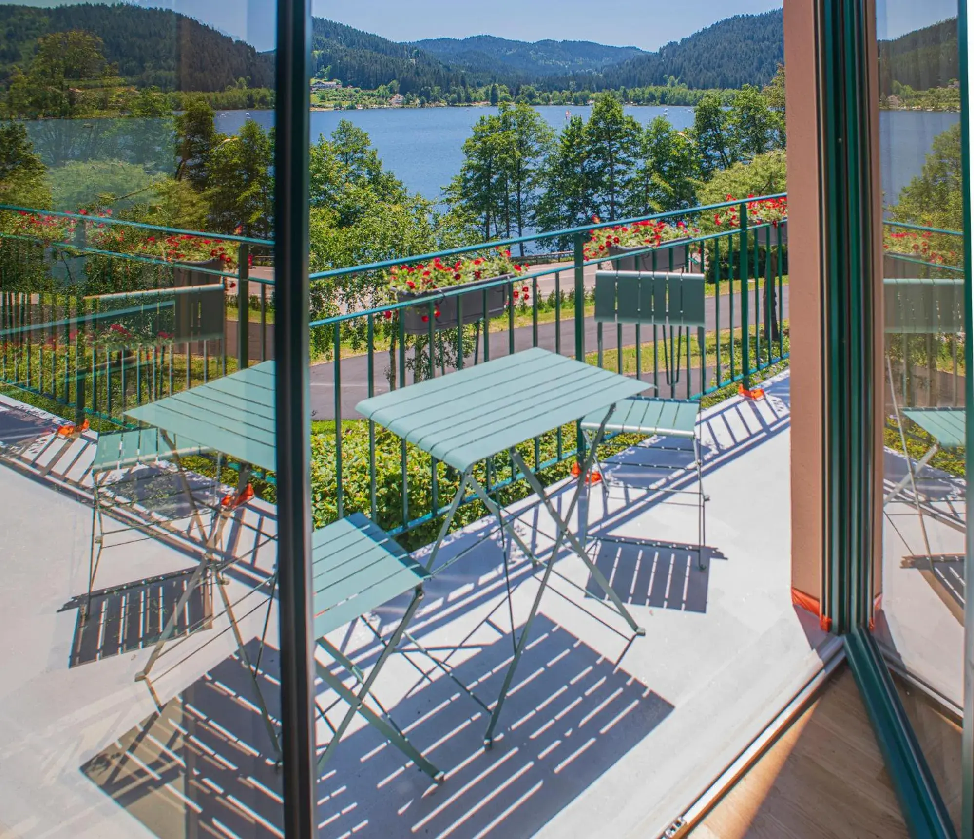 Balcony/Terrace in Le Manoir Au Lac