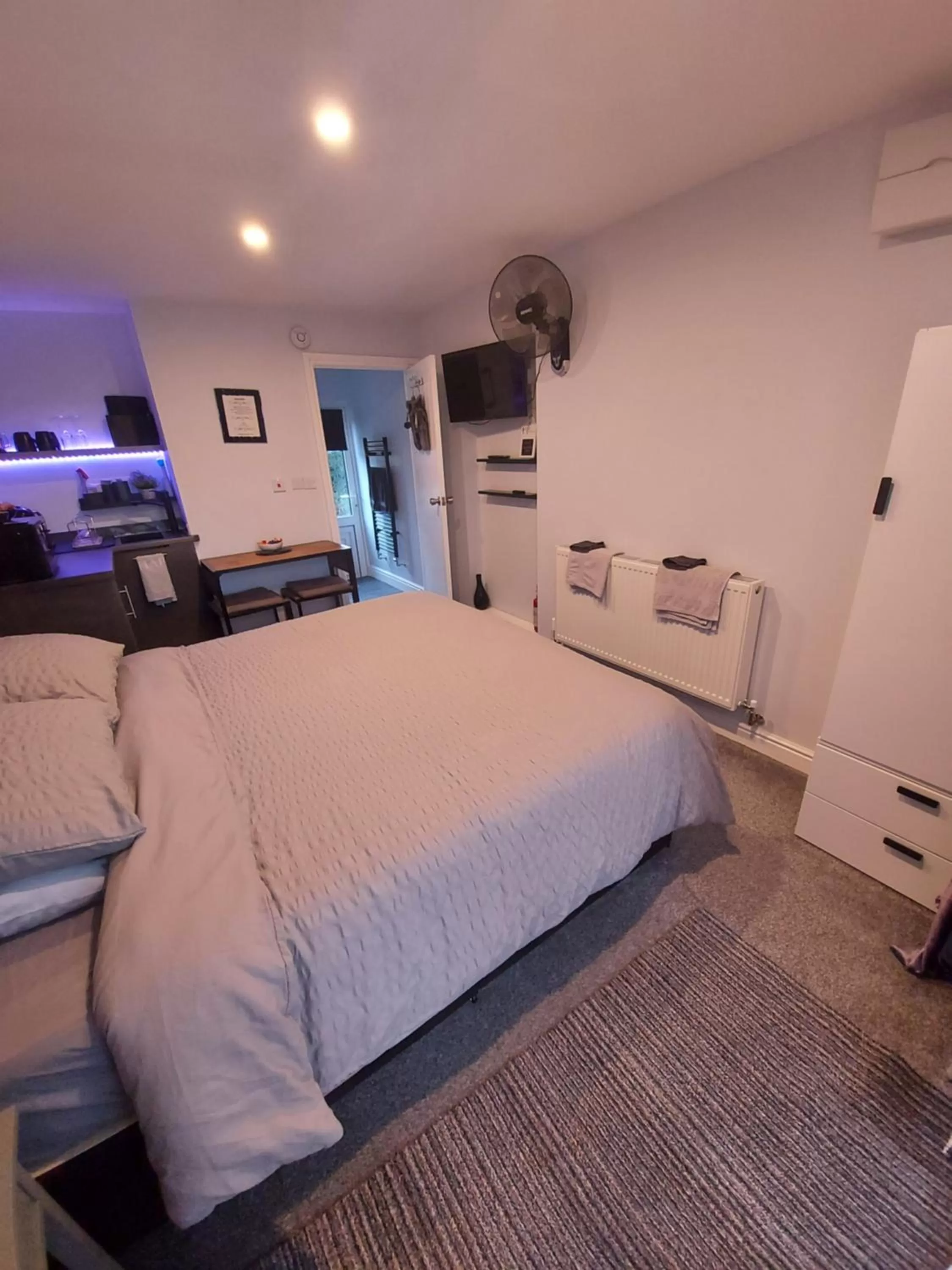 Bed in Hadrians wall studio