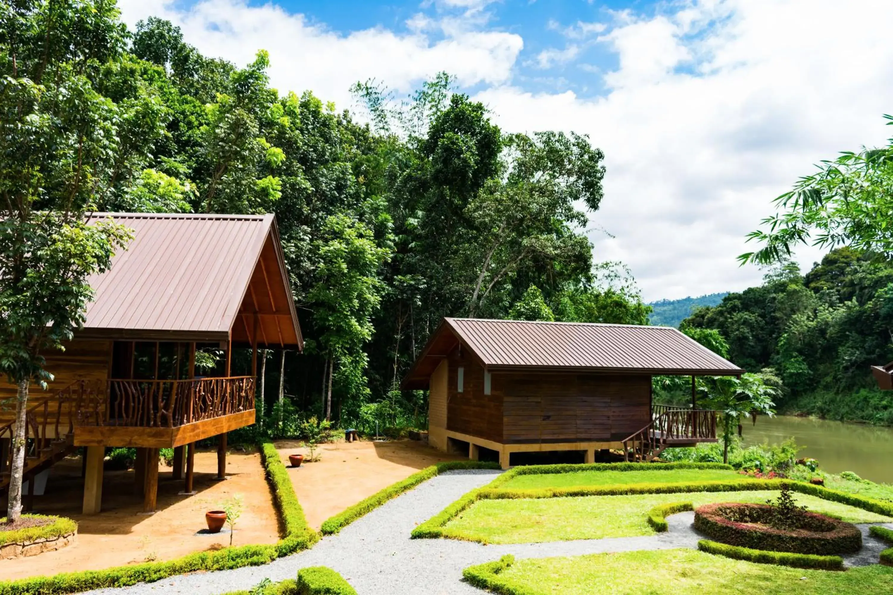 Garden, Property Building in Kandy Cabana