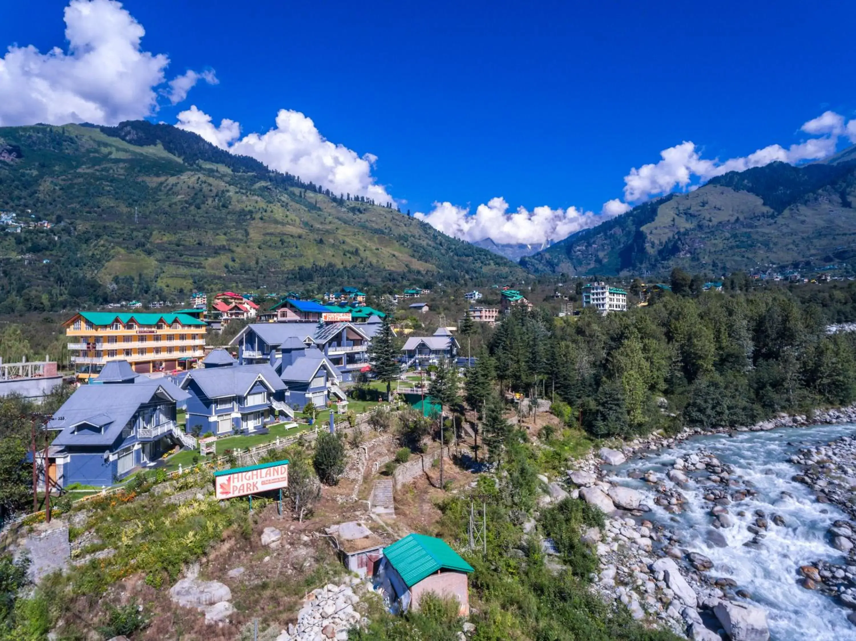 Property building in The Highland Park - A Truly River side Resort Property building in The Highland Park - A Truly River side Resort