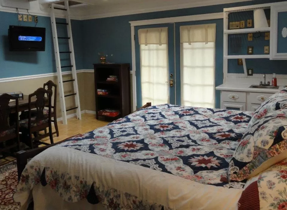 Bed in Book Nook Inn