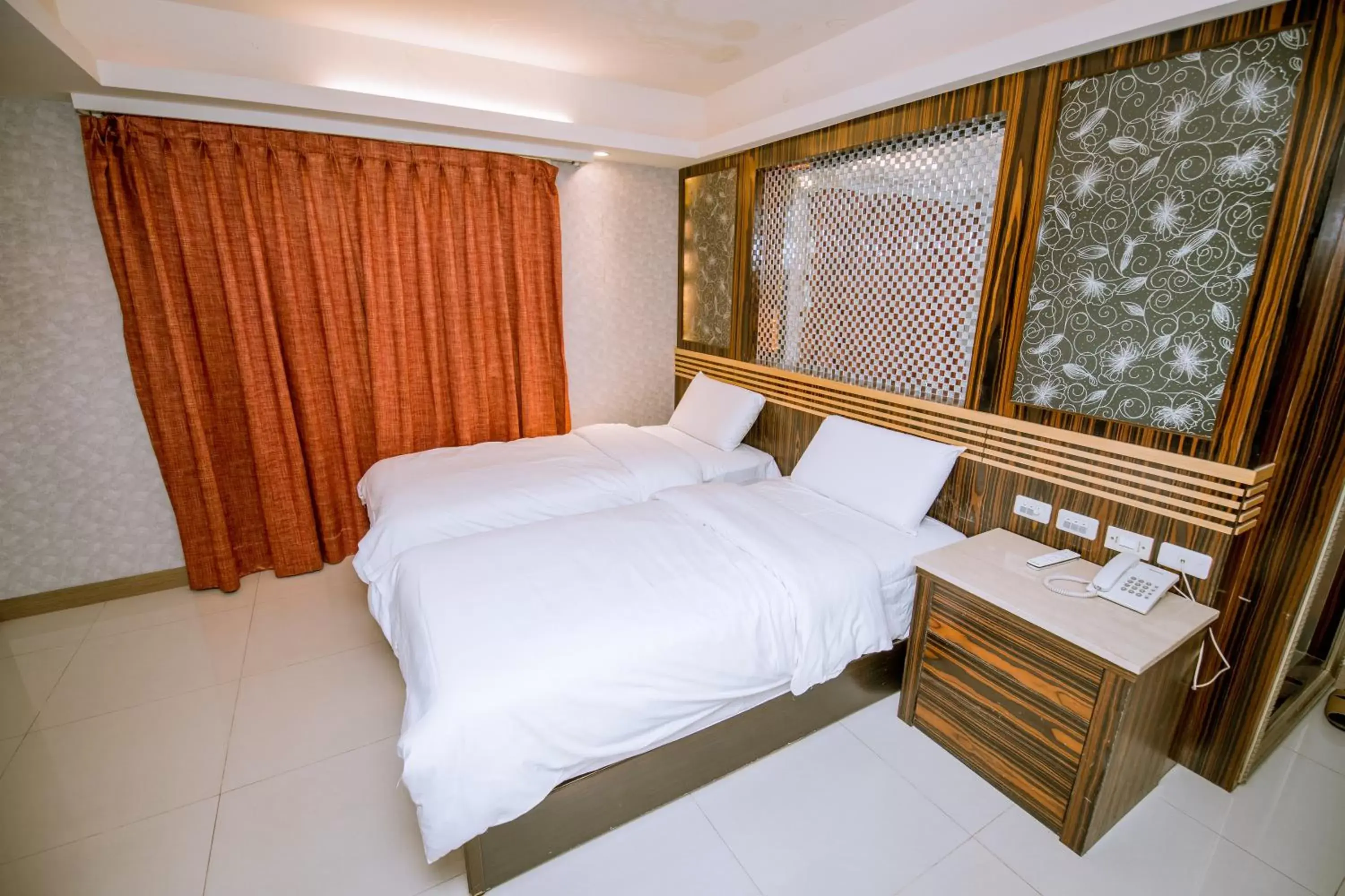 Bed in Guide Hotel Taipei Xinyi