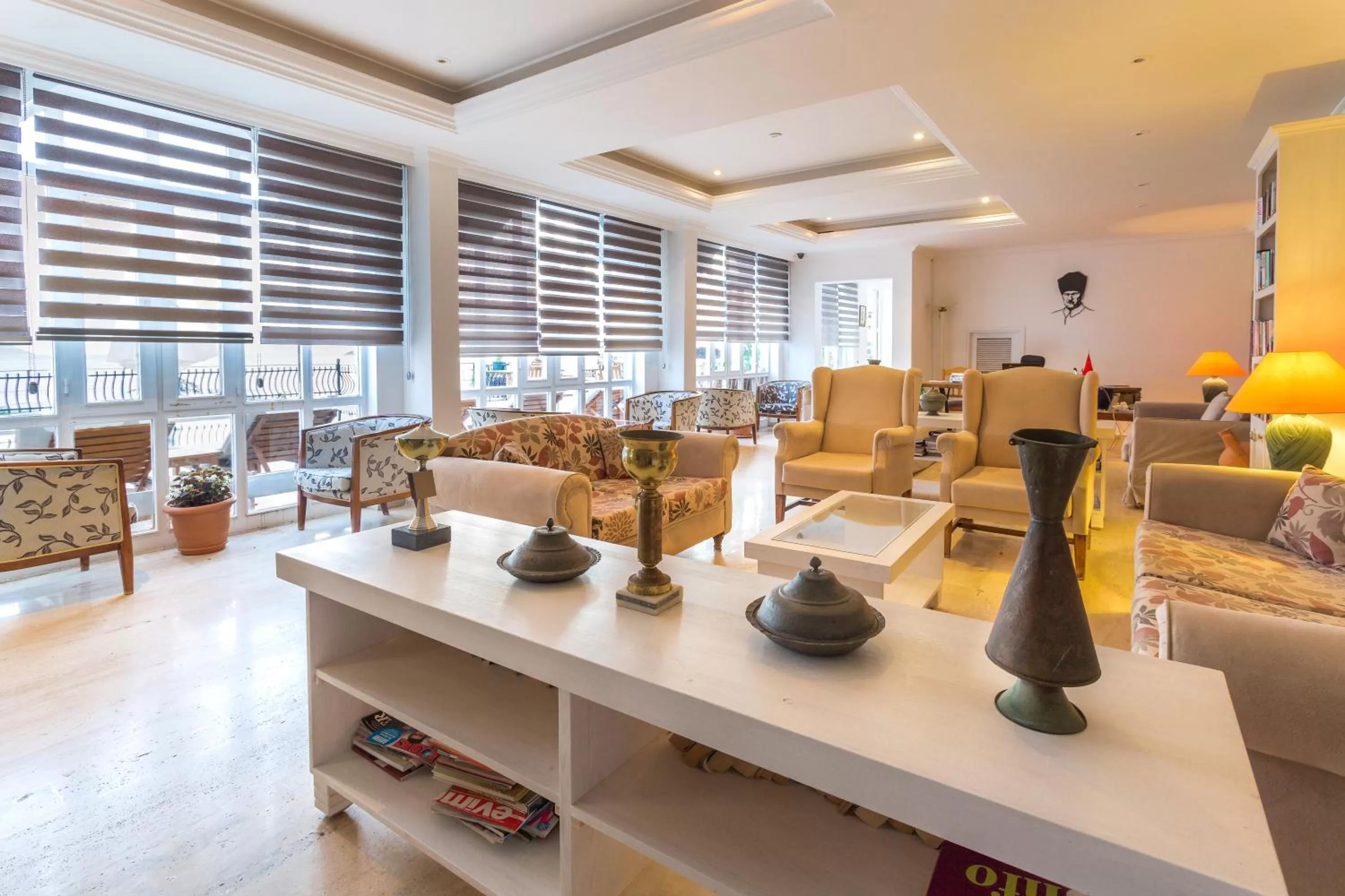 Lobby or reception in Aqua Princess Hotel