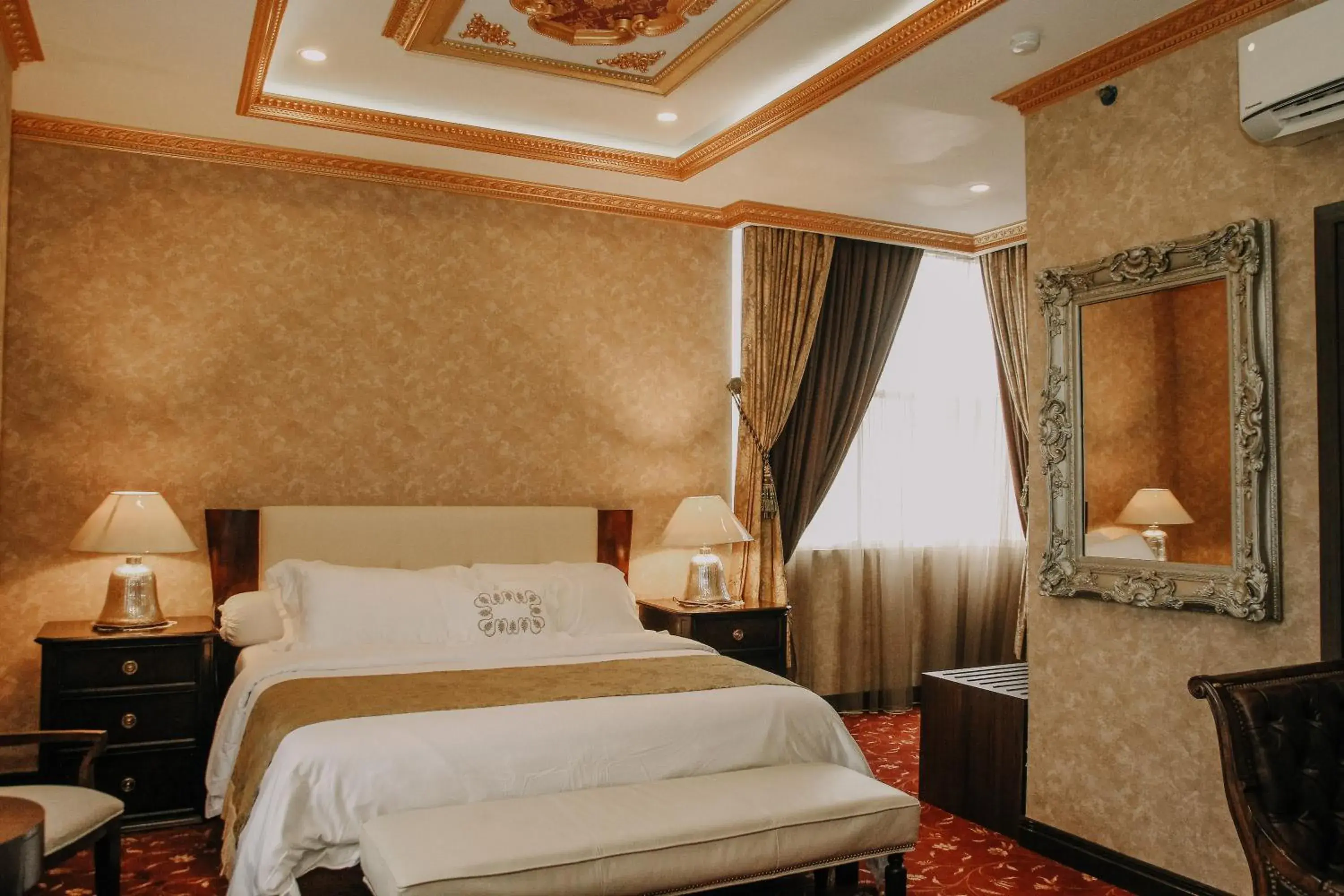 Bed in Grand Q Hotel Gorontalo