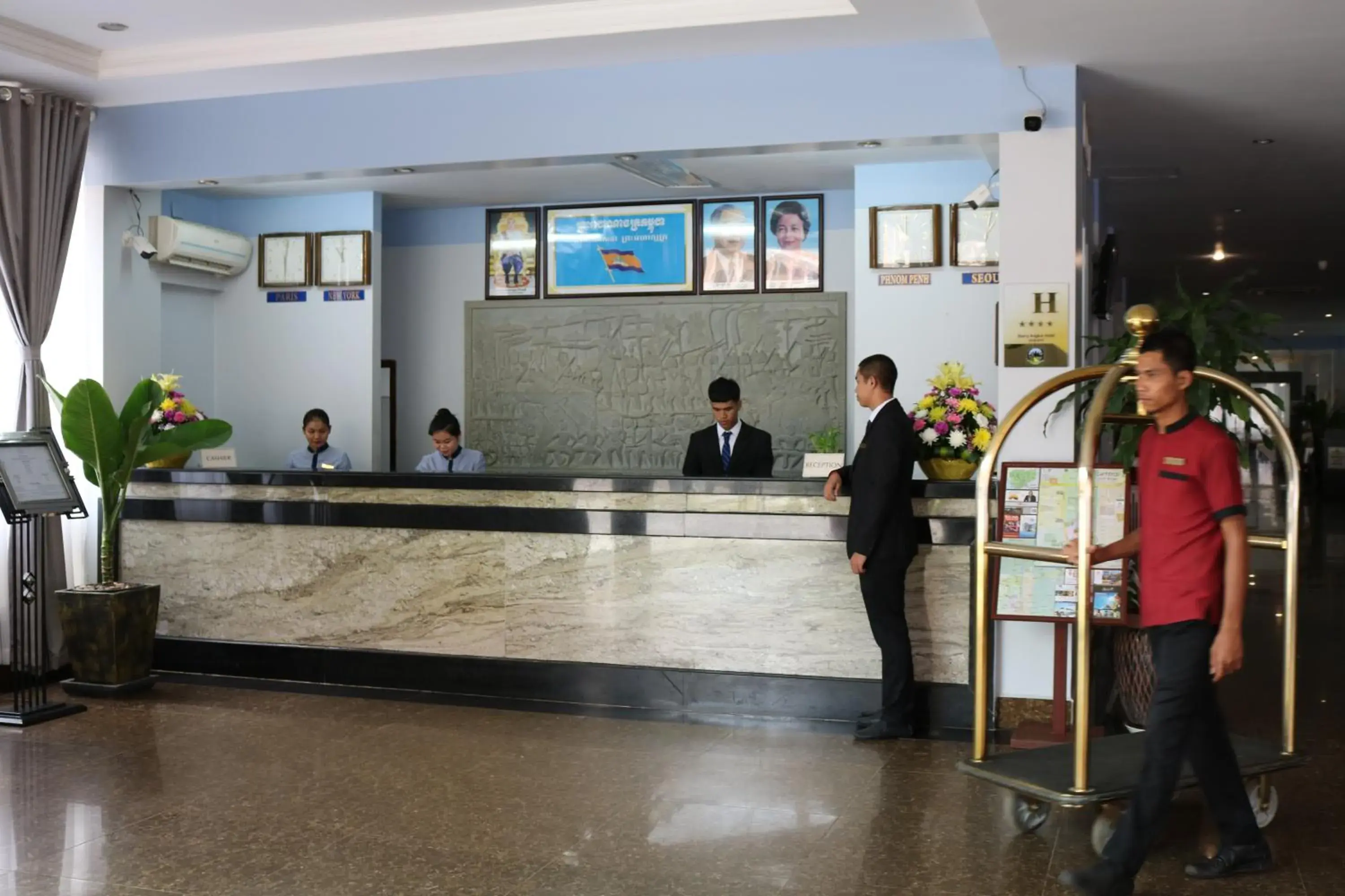 Staff, Lobby/Reception in Starry Angkor Hotel