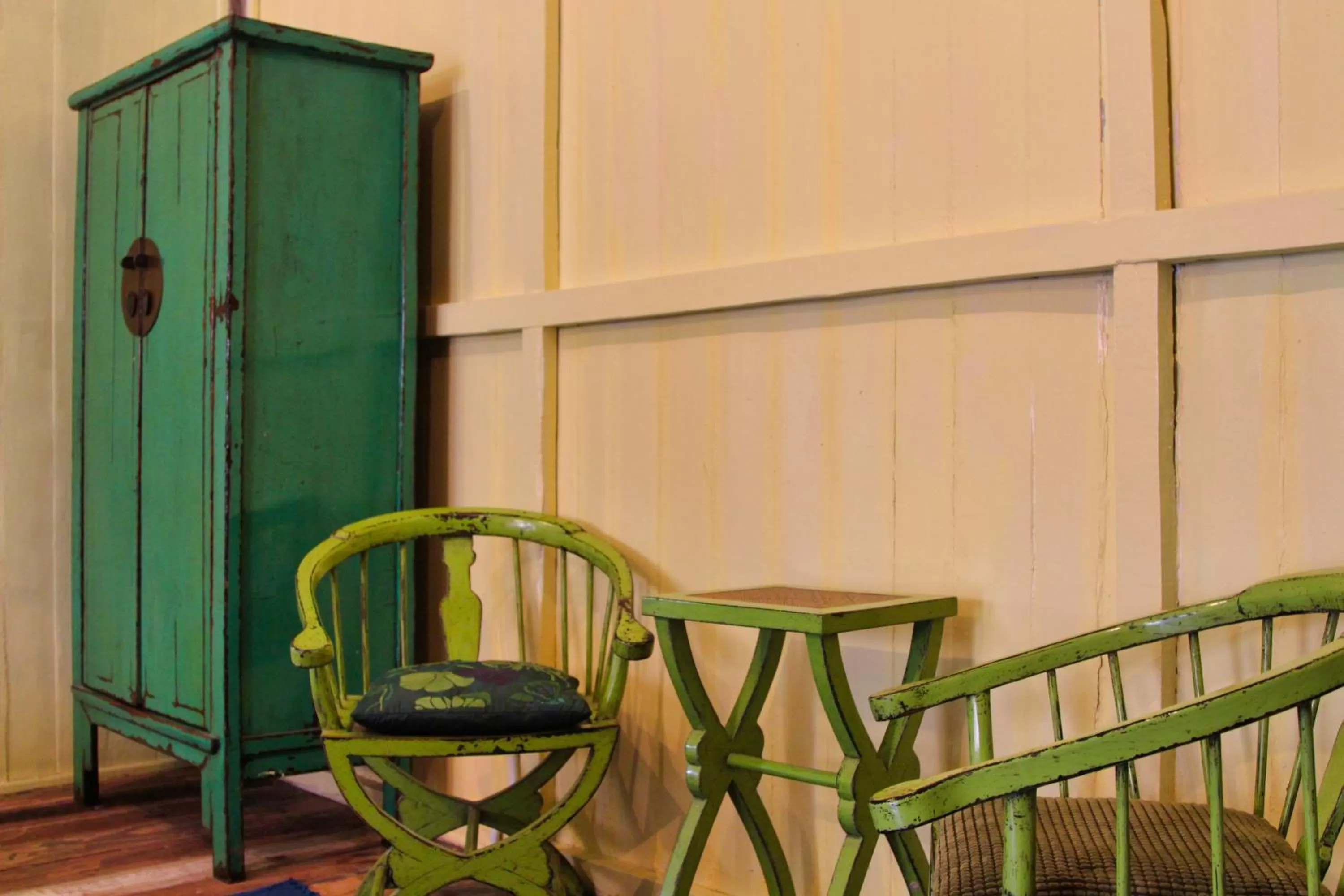 Seating area in Temple Tree Resort