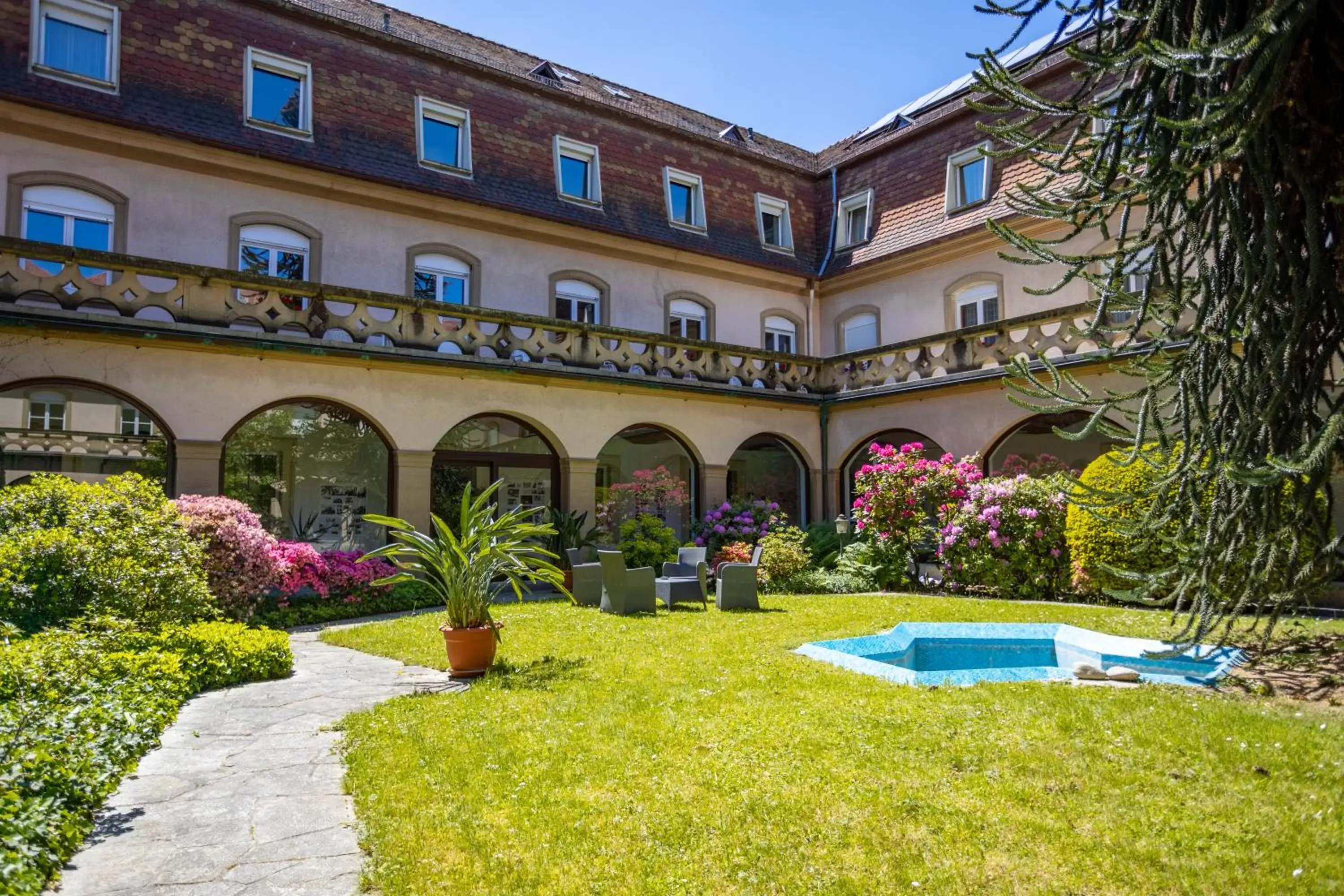 Patio, Property Building in Kloster Maria Hilf