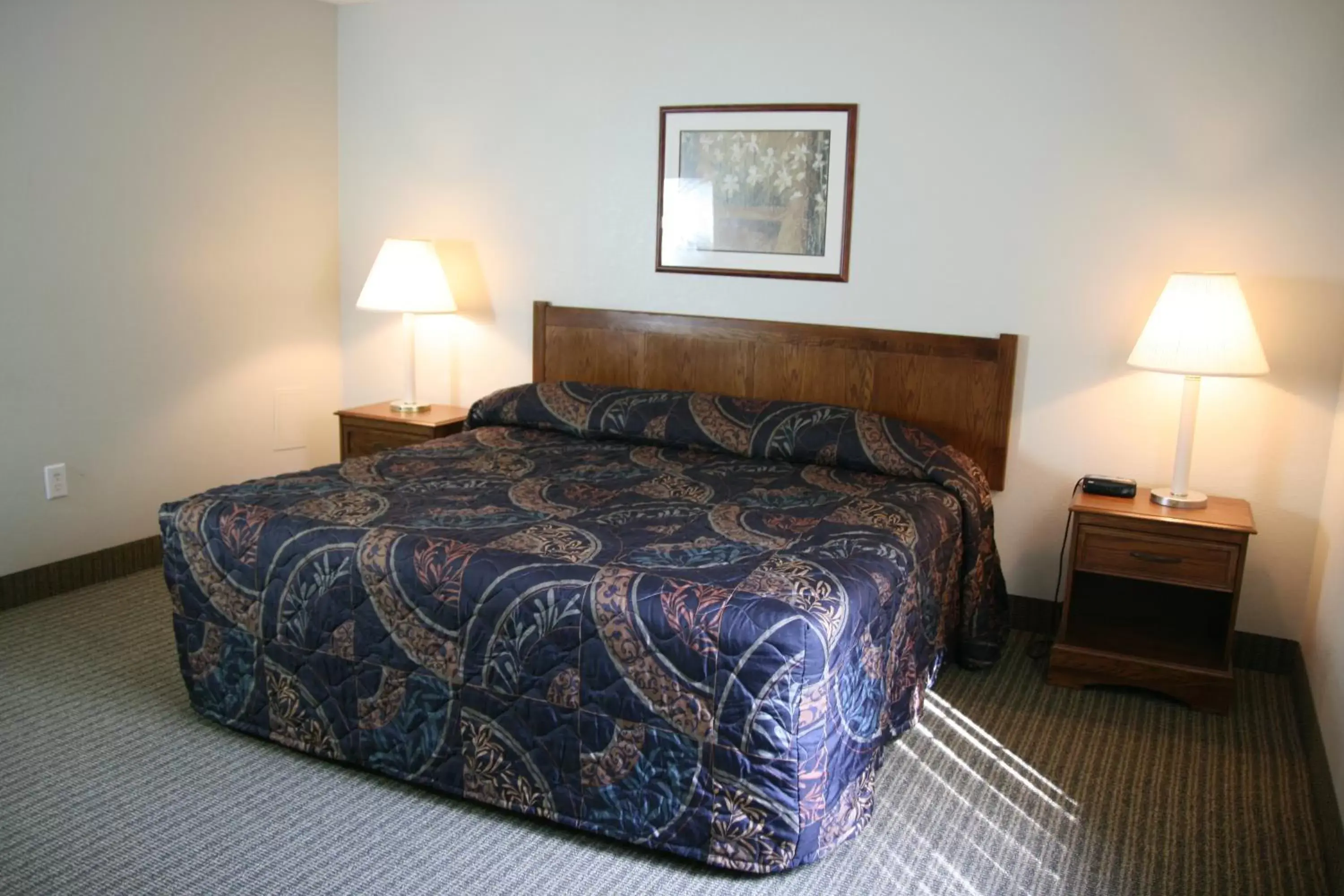 Bed in Affordable Suites Greenville
