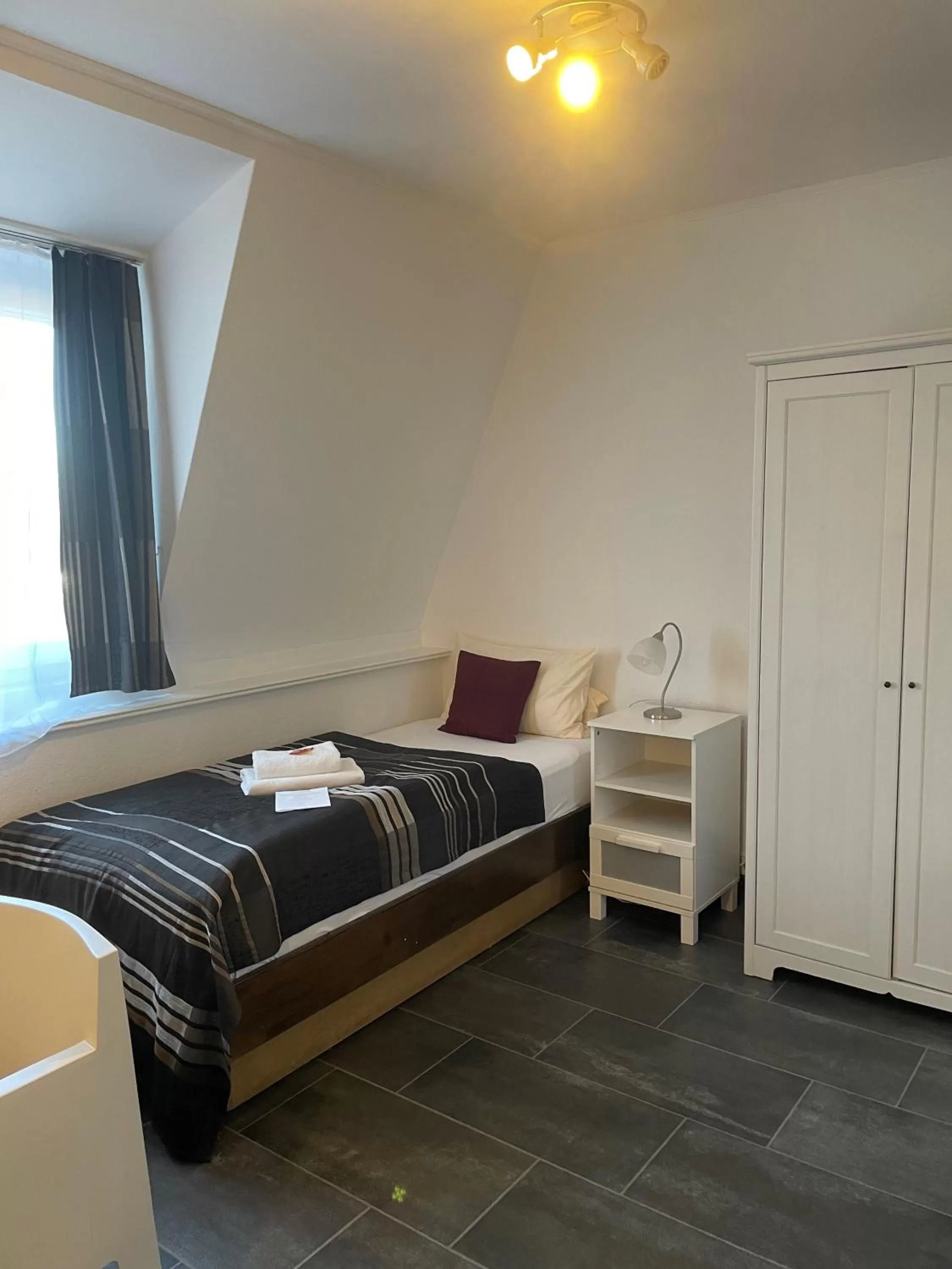 Bed in Hotel Corsten