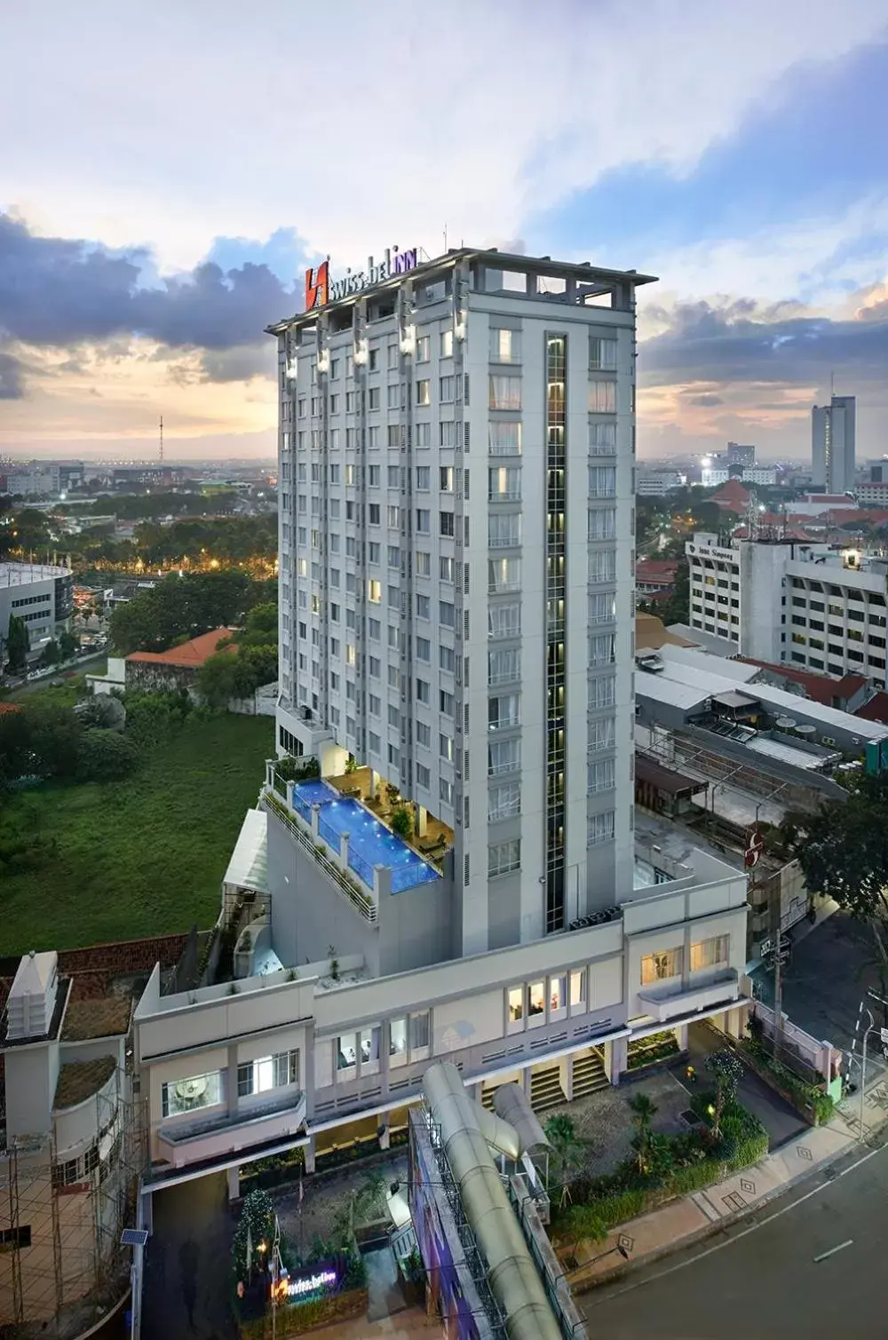 Property building, Bird's-eye View in Swiss-Belinn Tunjungan Surabaya