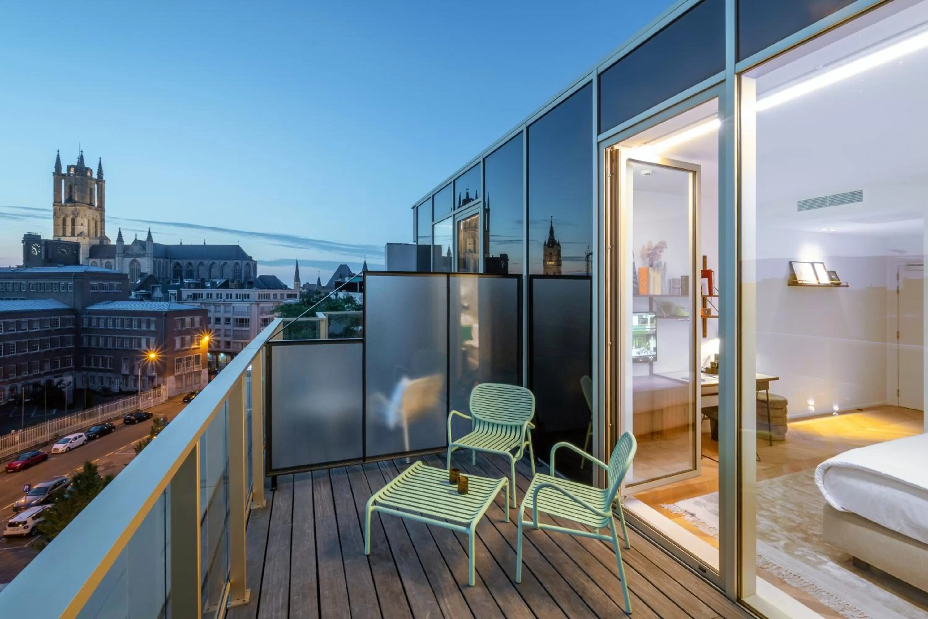 Bed in Yalo Urban Boutique Hotel Gent