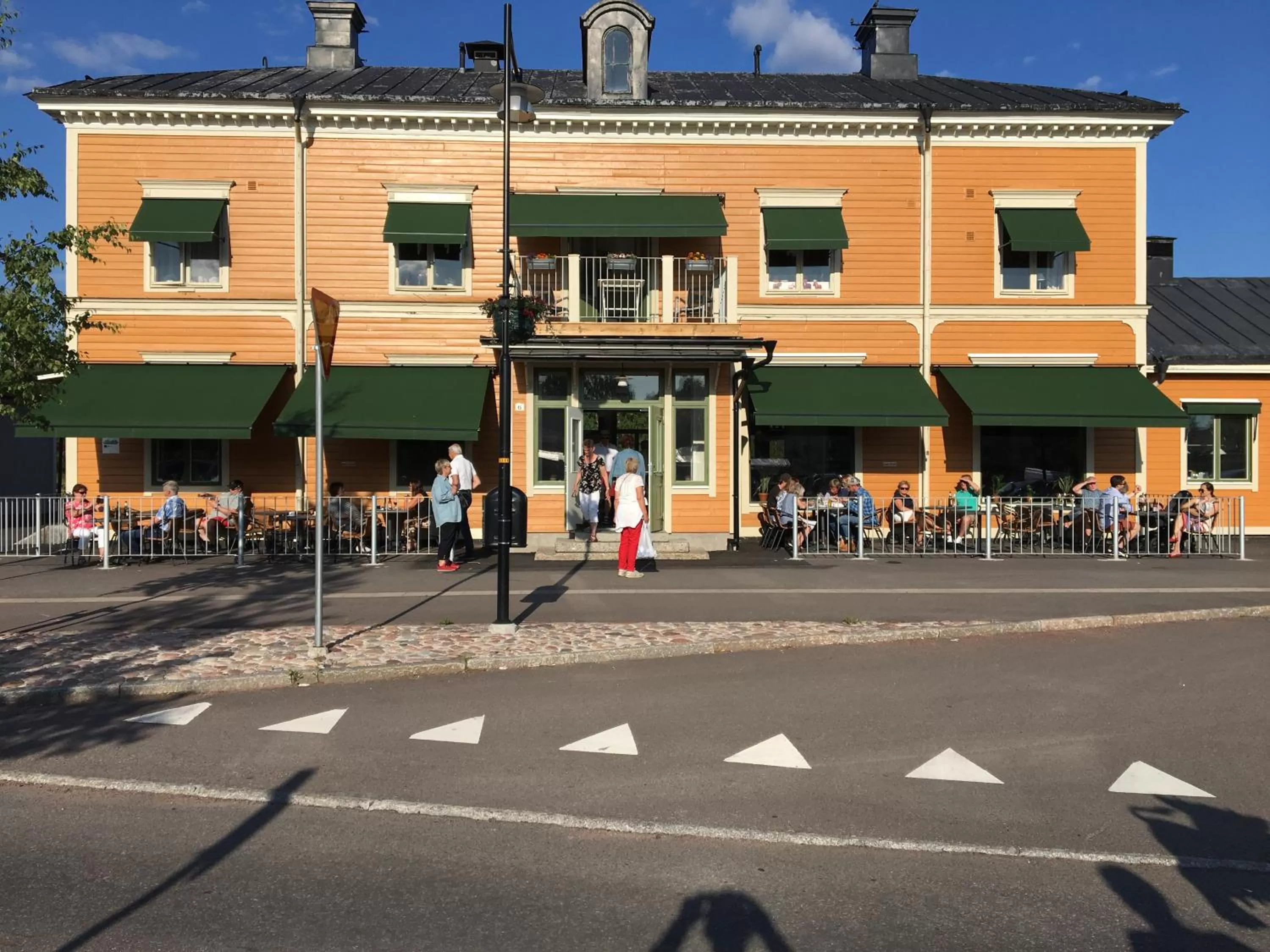 Property building in Orsa Station Bed and Breakfast