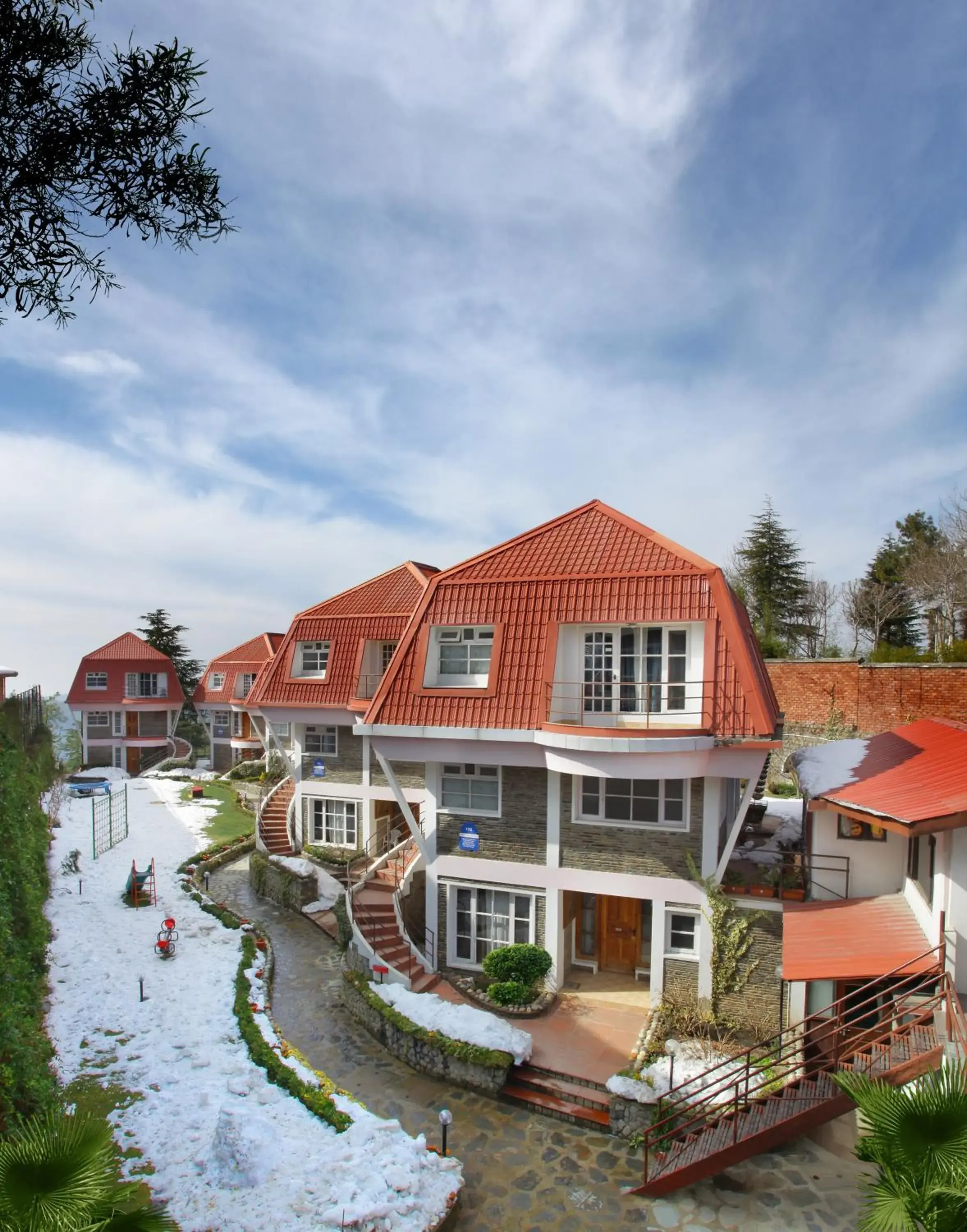 Garden view, Property Building in Marigold Sarovar Portico Shimla