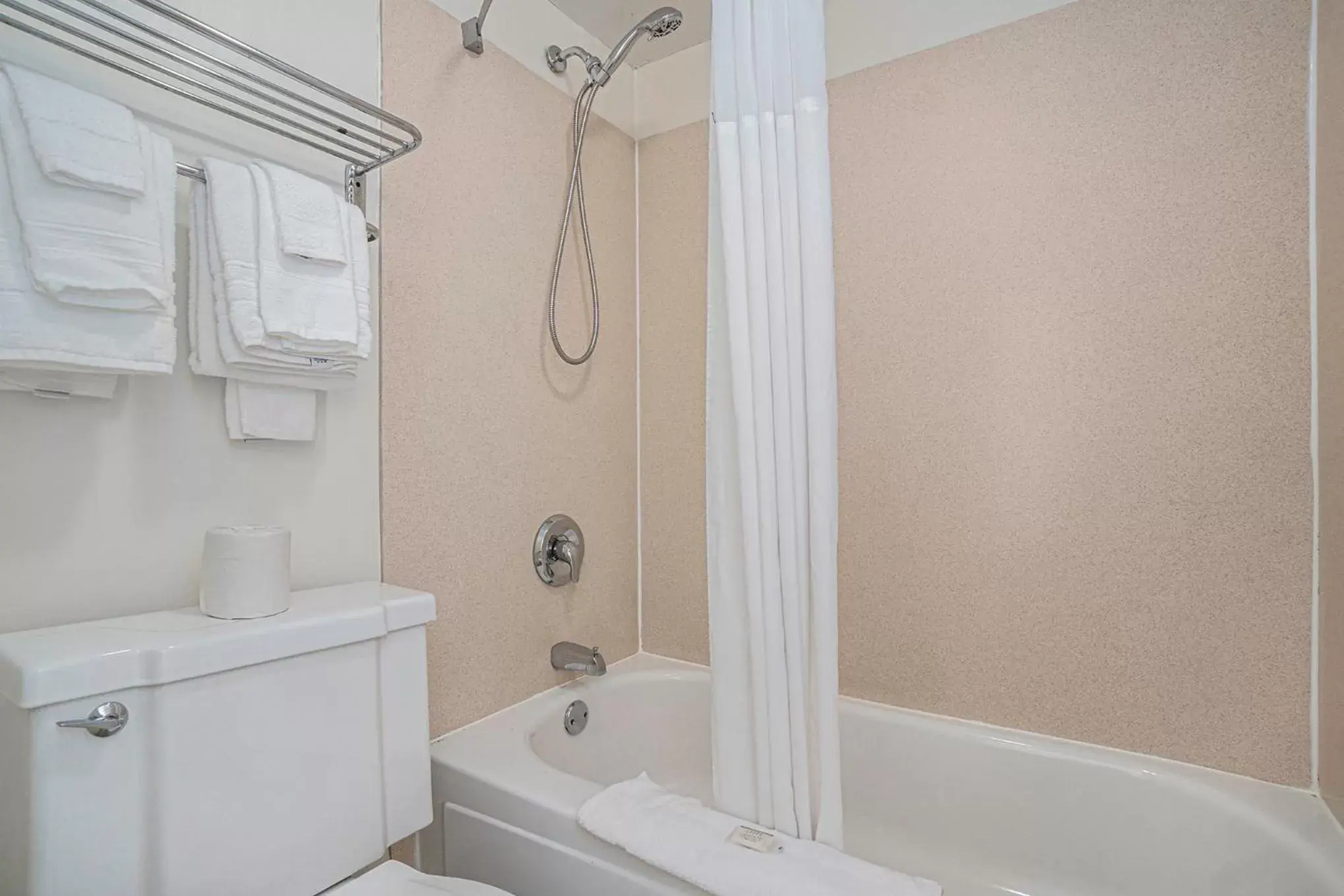 Shower, Bathroom in Travelodge by Wyndham Traverse City MI