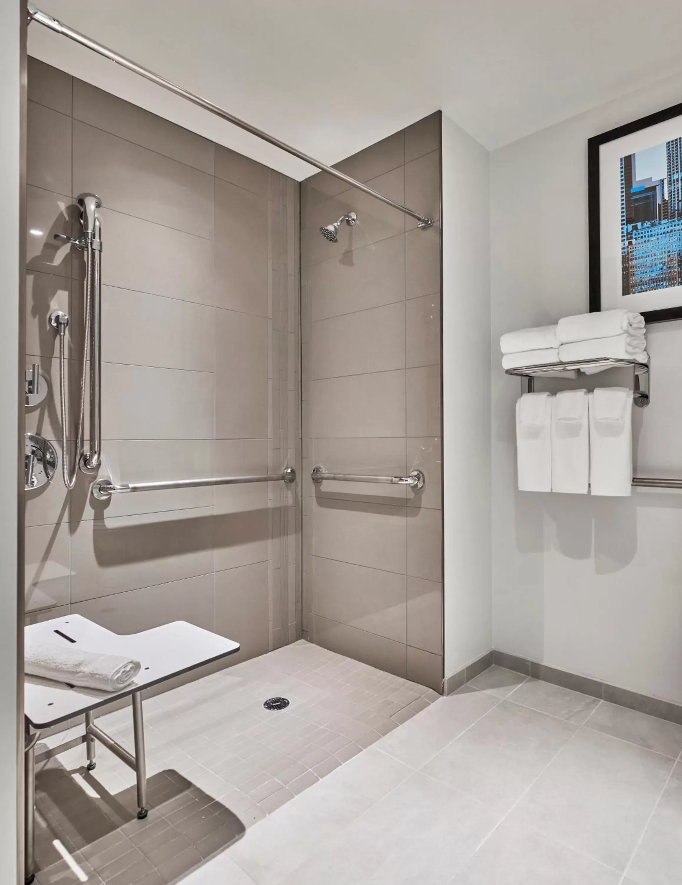 Shower, Bathroom in Hyatt House Chicago Medical/University District
