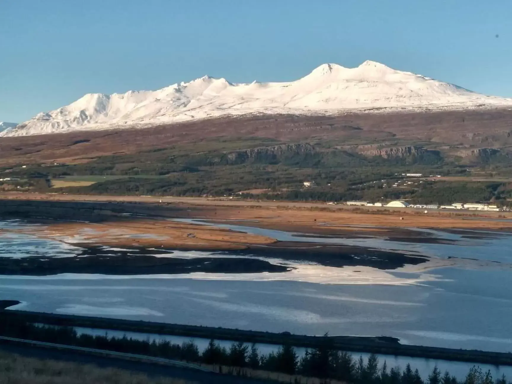 River view in Hafdals Hotel River view in Hafdals Hotel