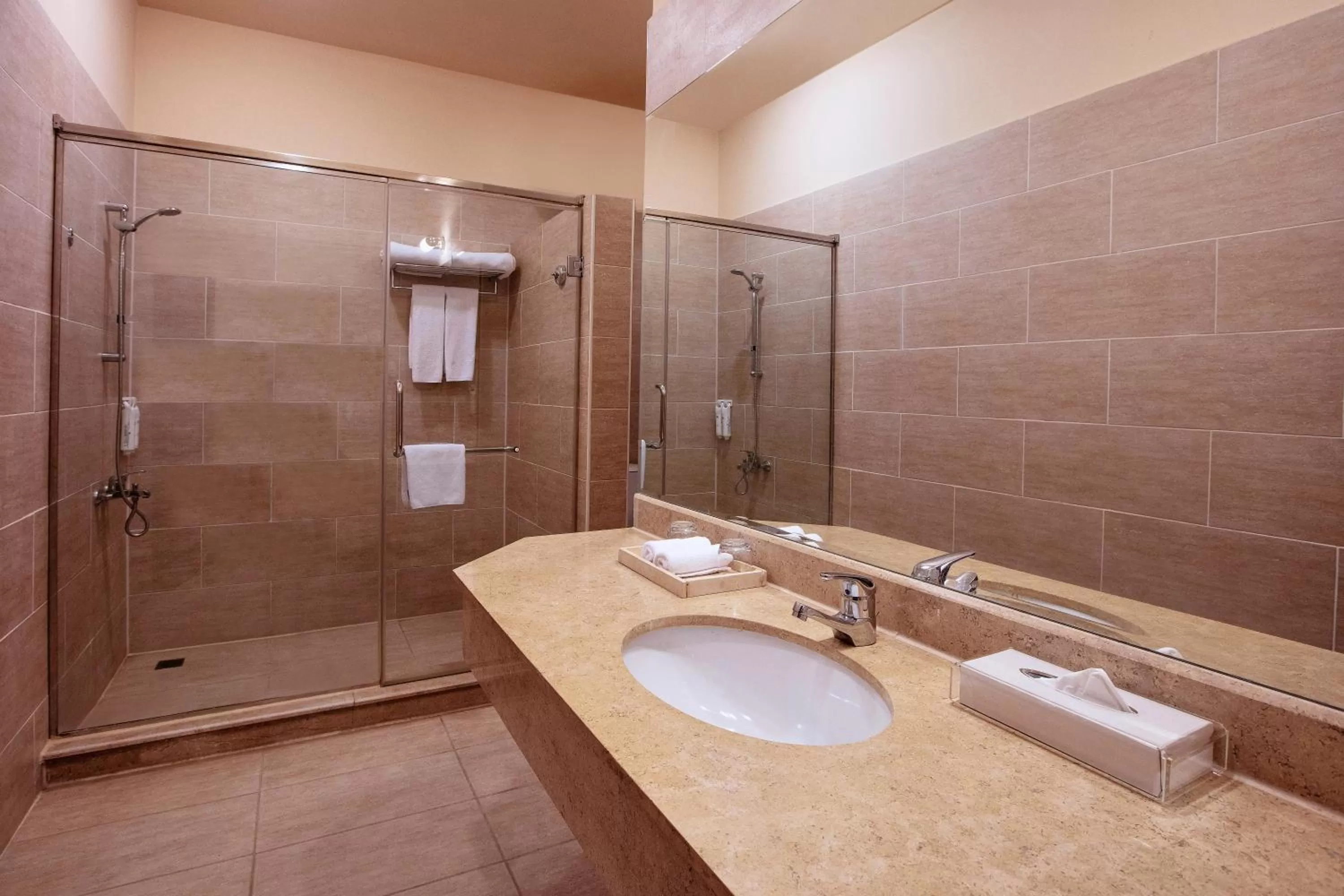 Bathroom in JAZ Neo Saraya Palms