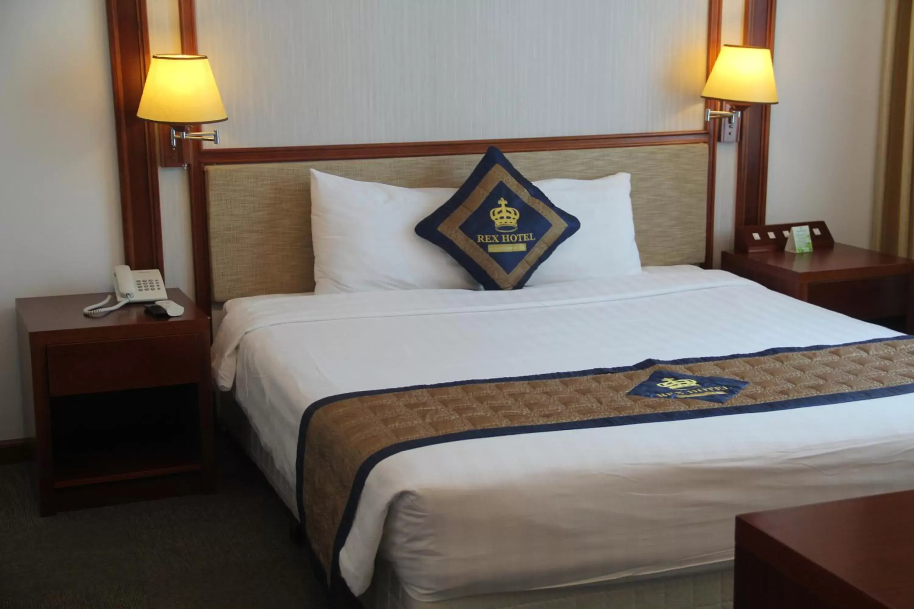 Bed in Rex Hotel