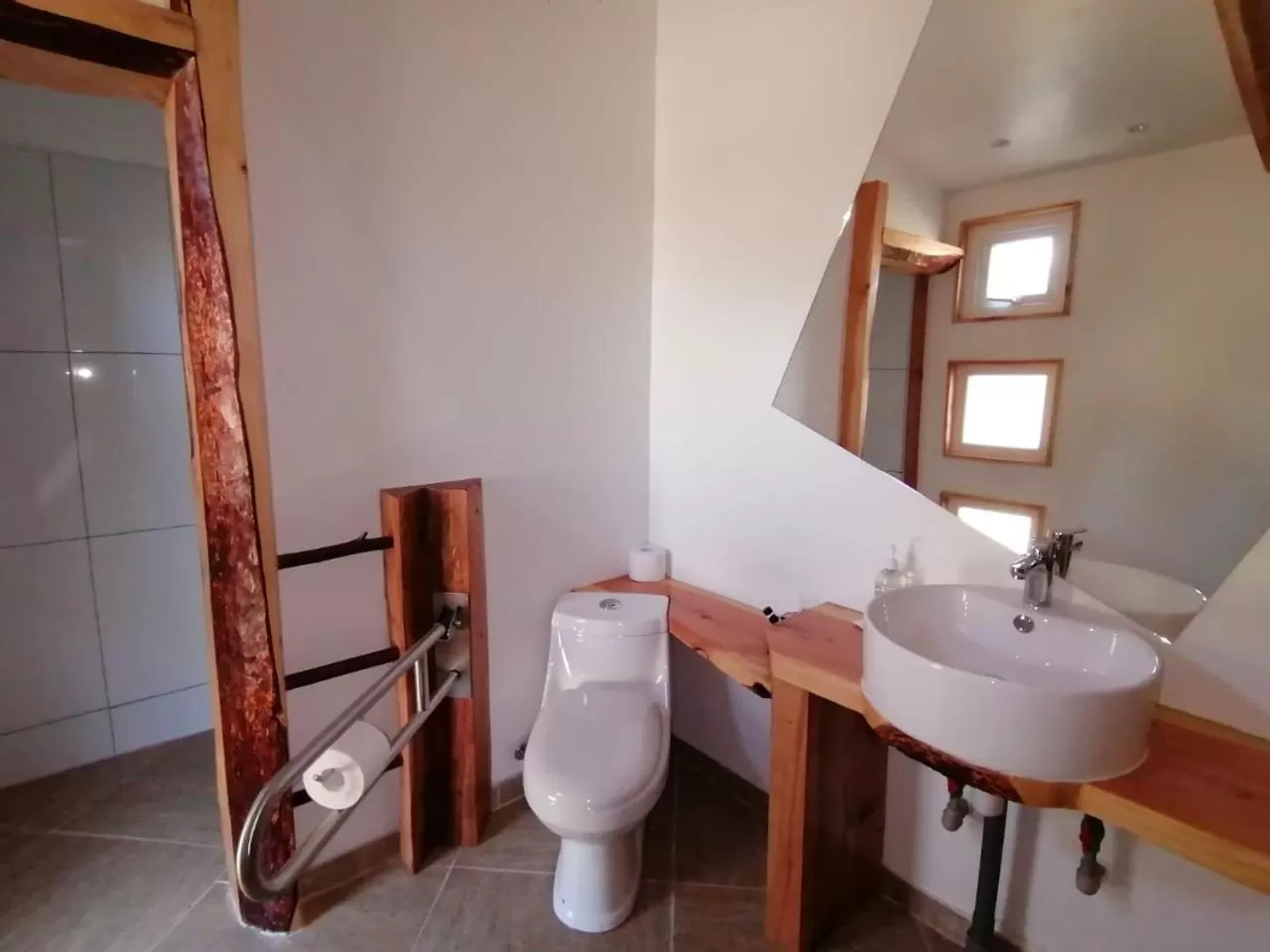 Bathroom in Hostería de la Patagonia