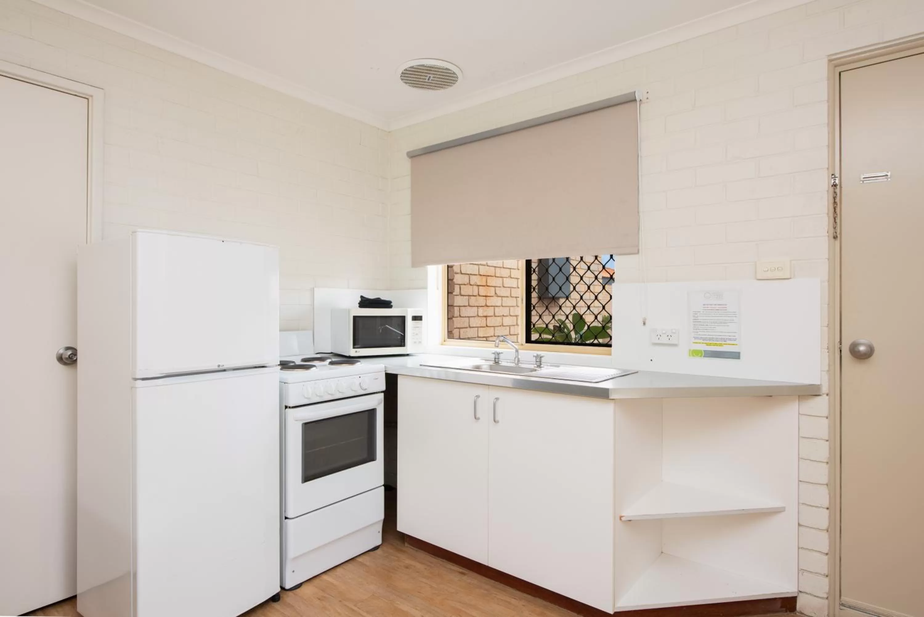 Kitchen or kitchenette in Geraldton's Ocean West Holiday Units & Short Stay Accommodation