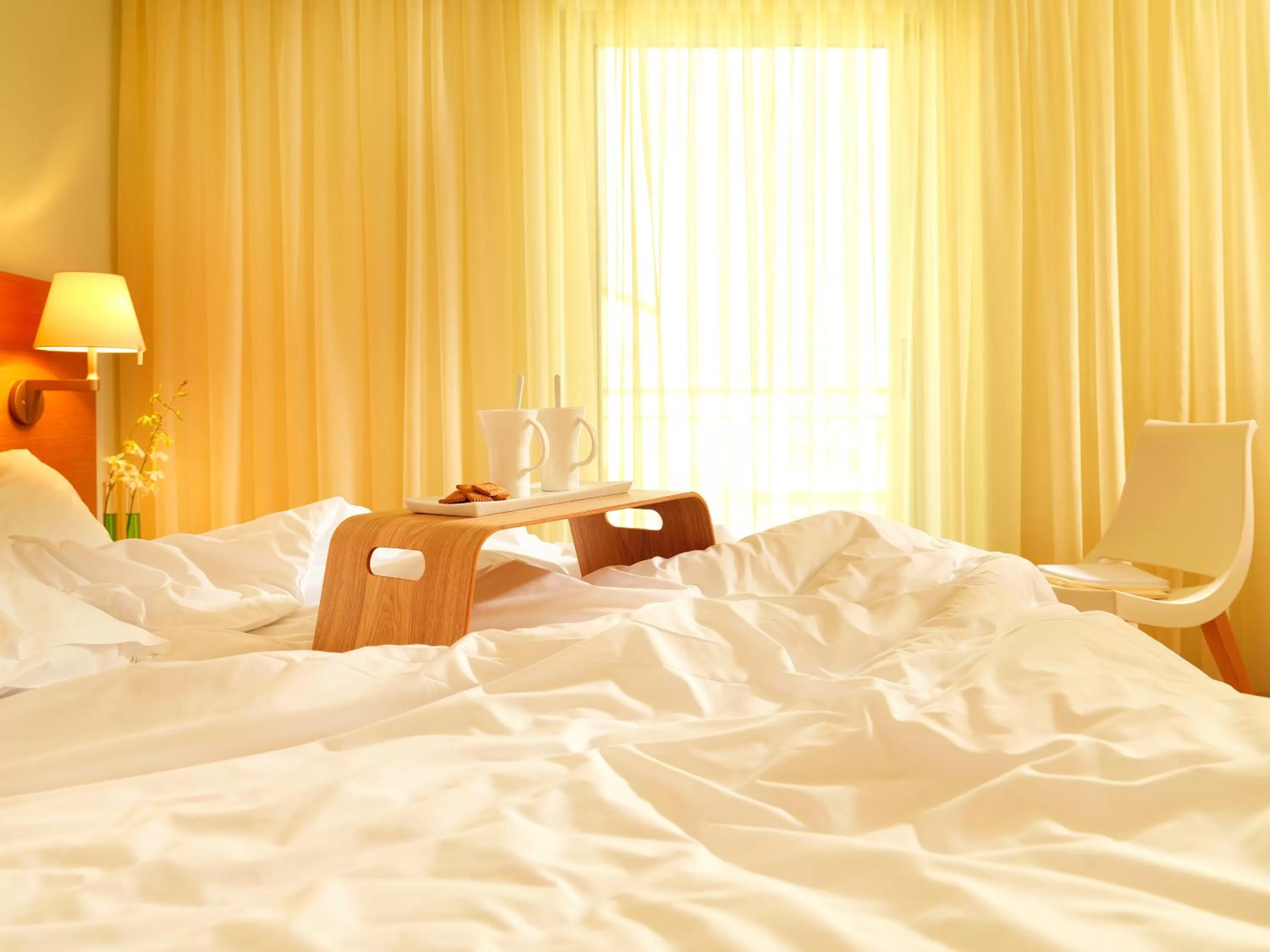 Bed in Elefsina Hotel