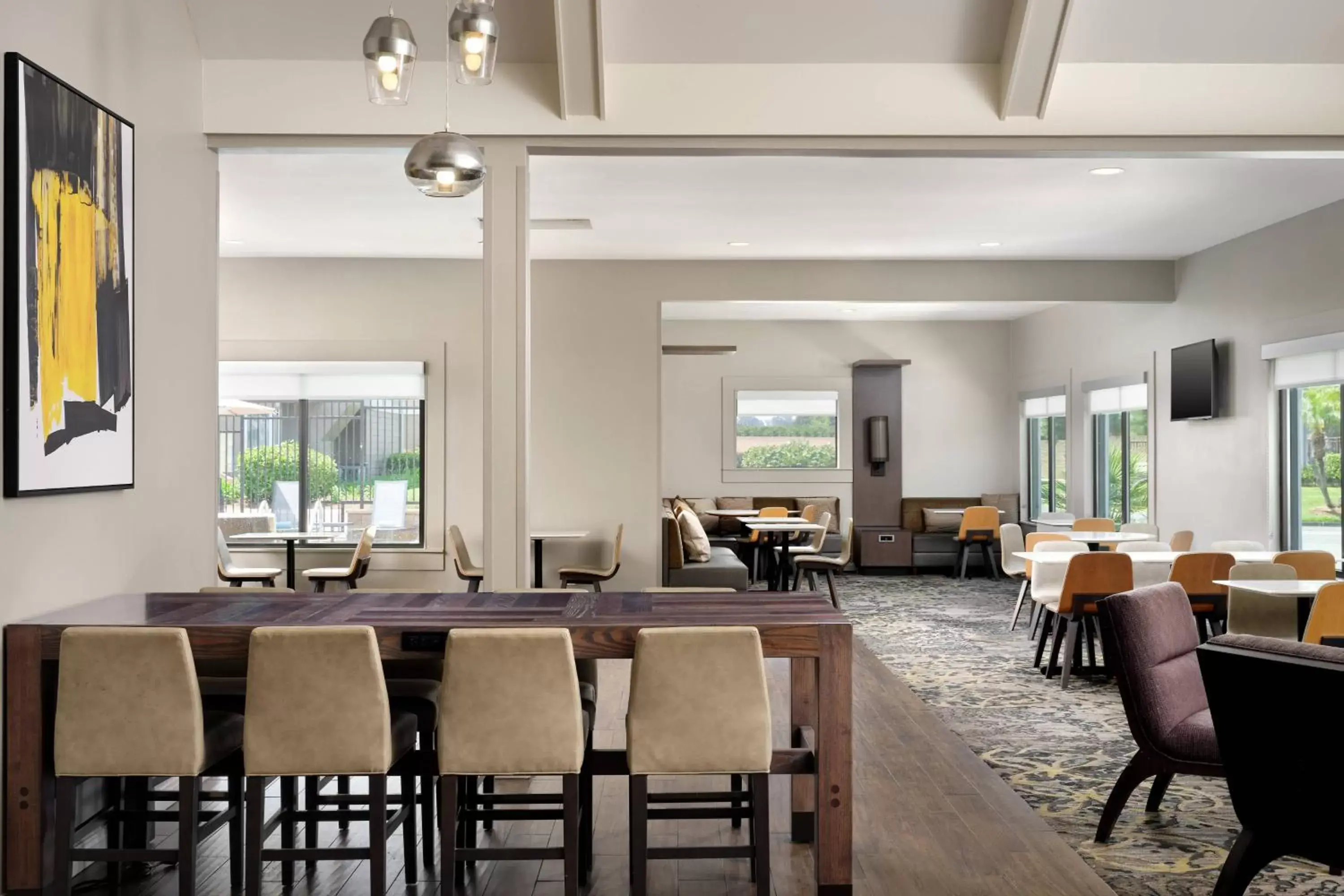 Lobby or reception, Restaurant/Places to Eat in Residence Inn Costa Mesa Newport Beach