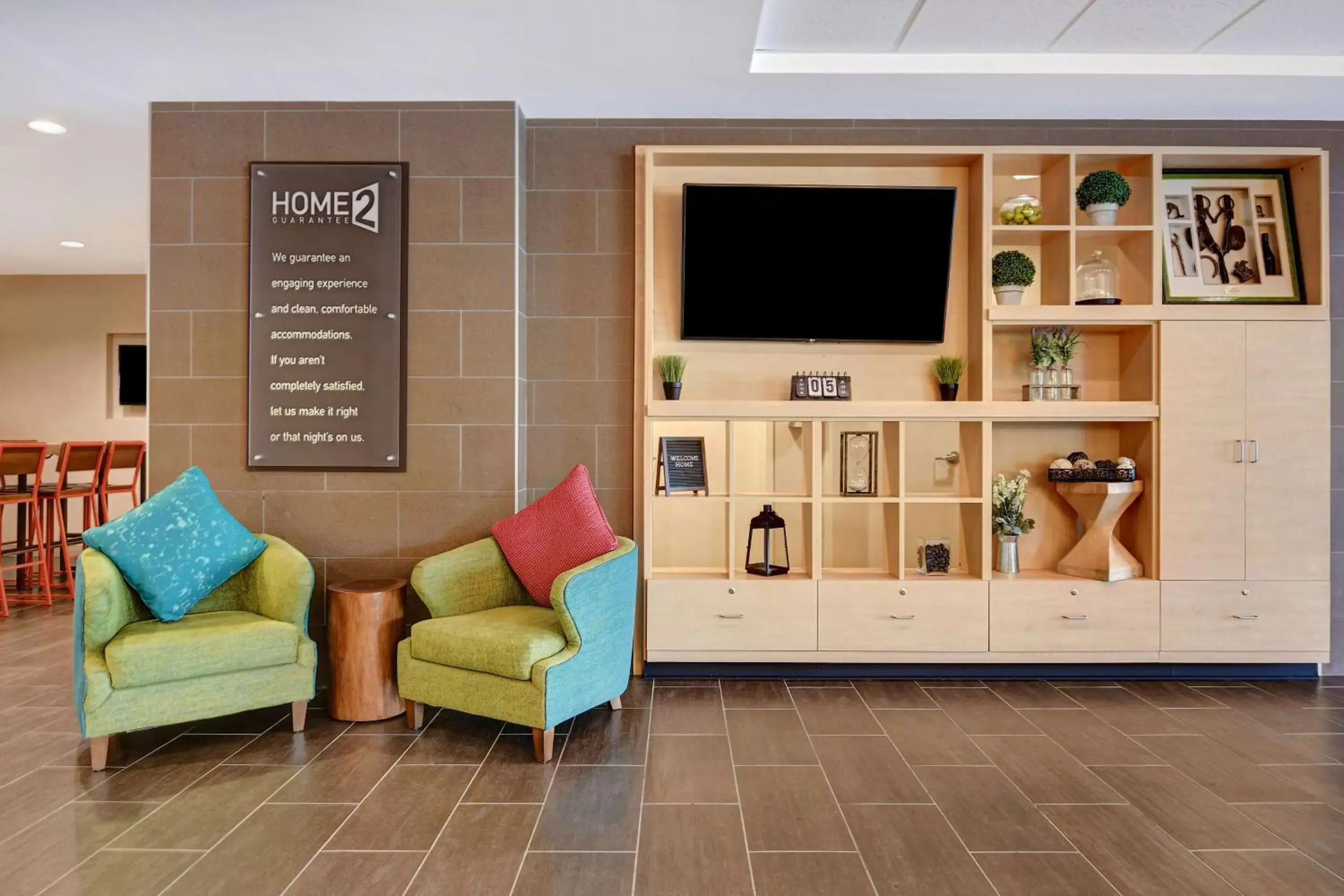 Lobby or reception, TV/Entertainment Center in Home2Suites by Hilton Augusta