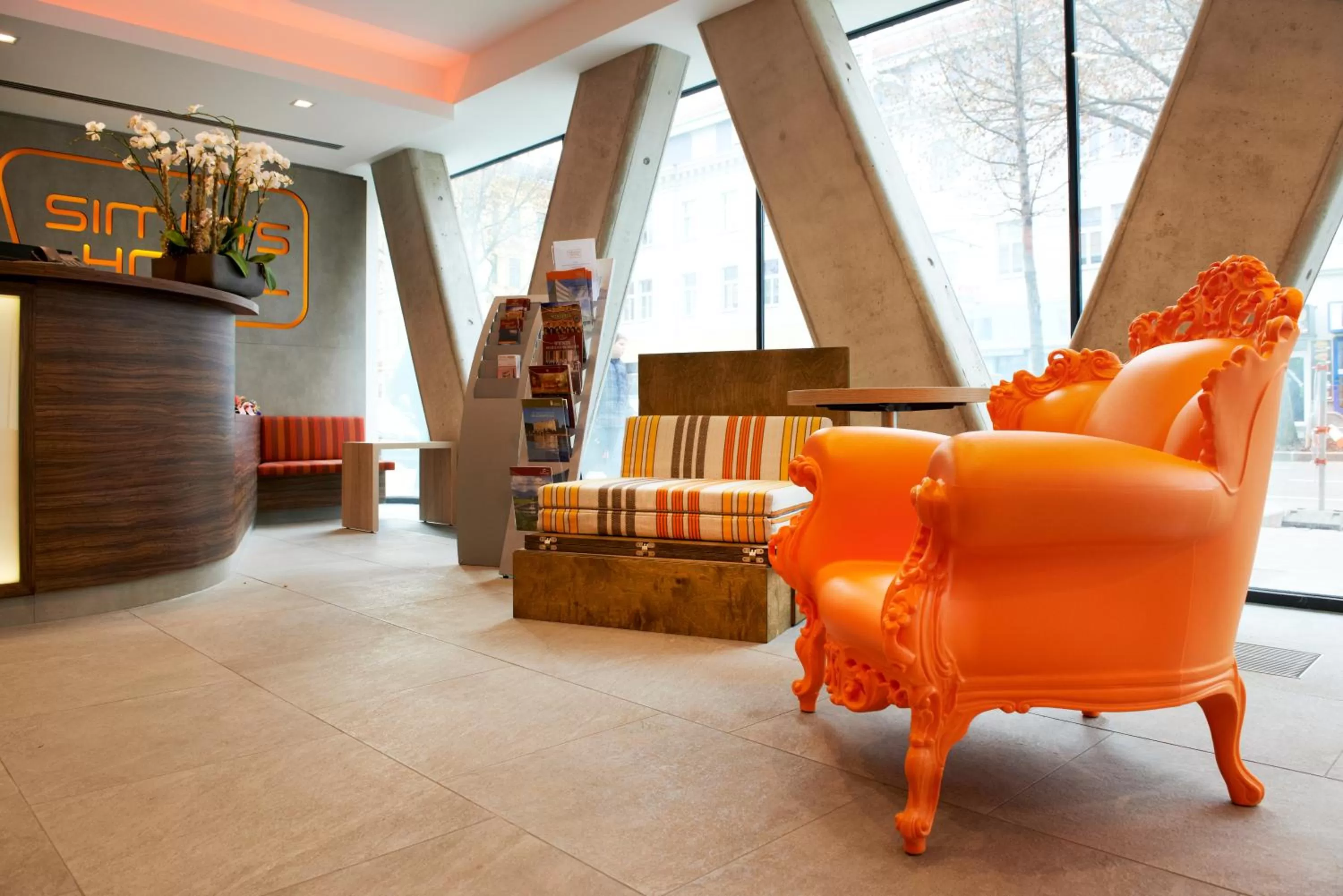 Decorative detail in Simm's Hotel - cityhotel next to Metro U3